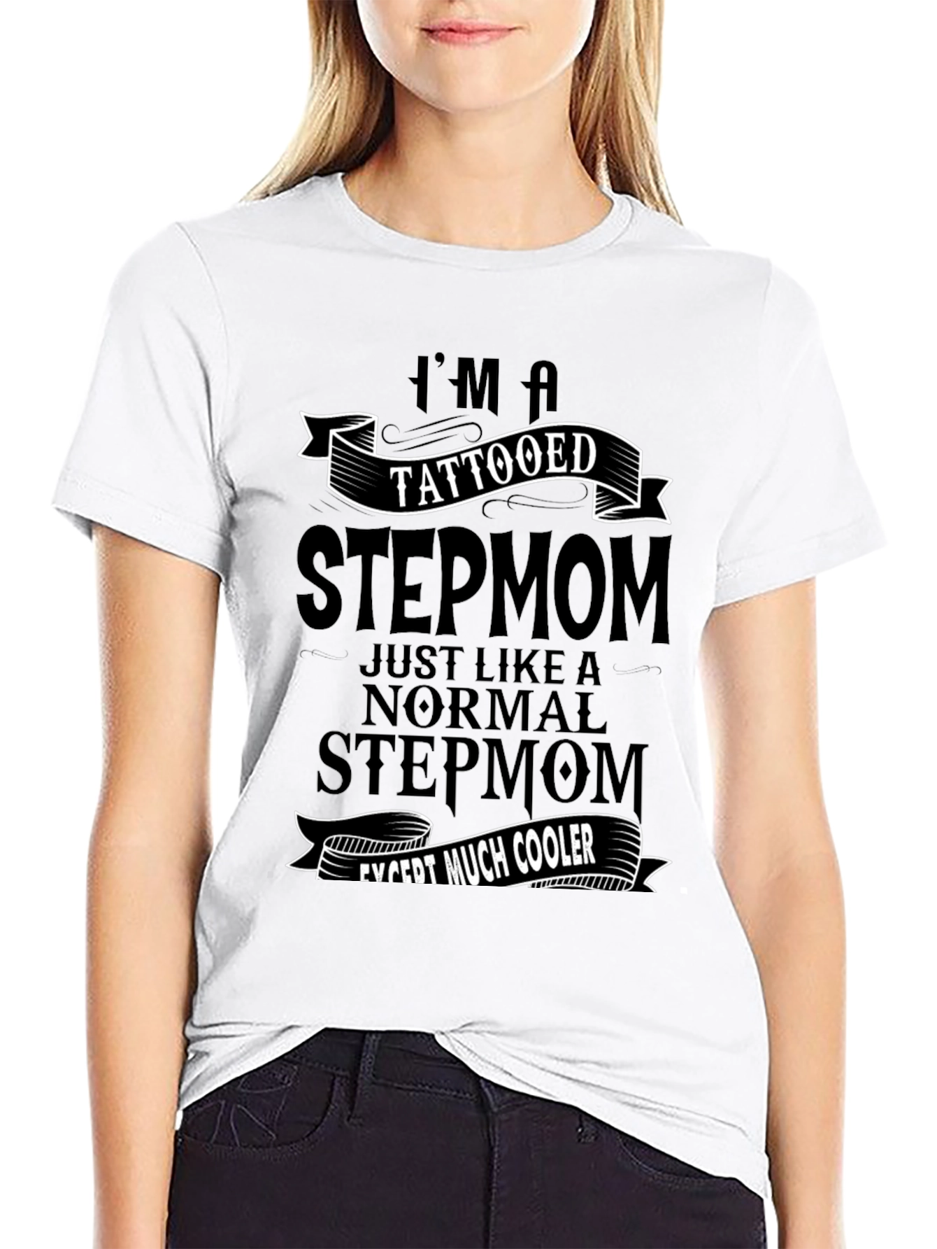 Tattooed Stepmom Graphic T-Shirt - Cool & Unique Tee