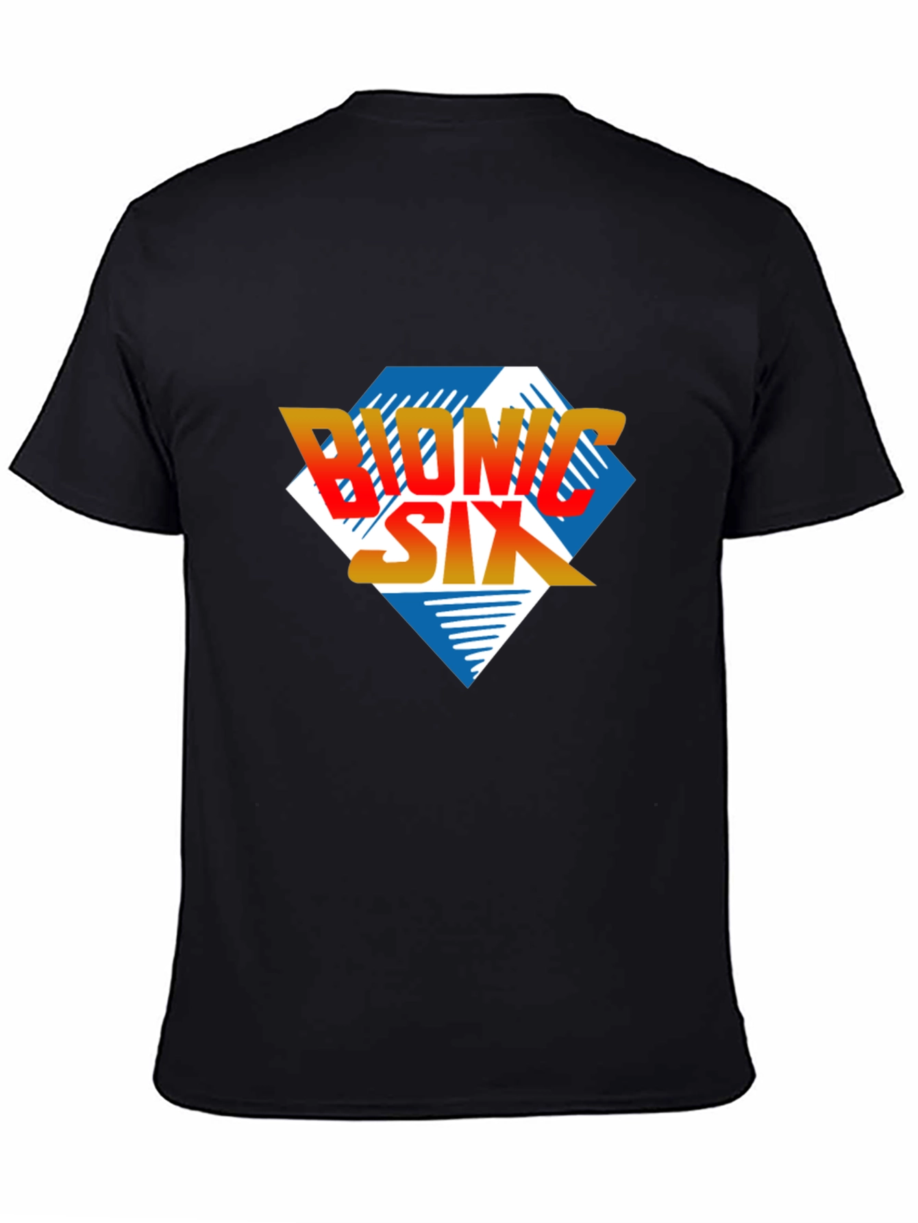 Bionic Six Graphic T-Shirt - Retro Cartoon Style