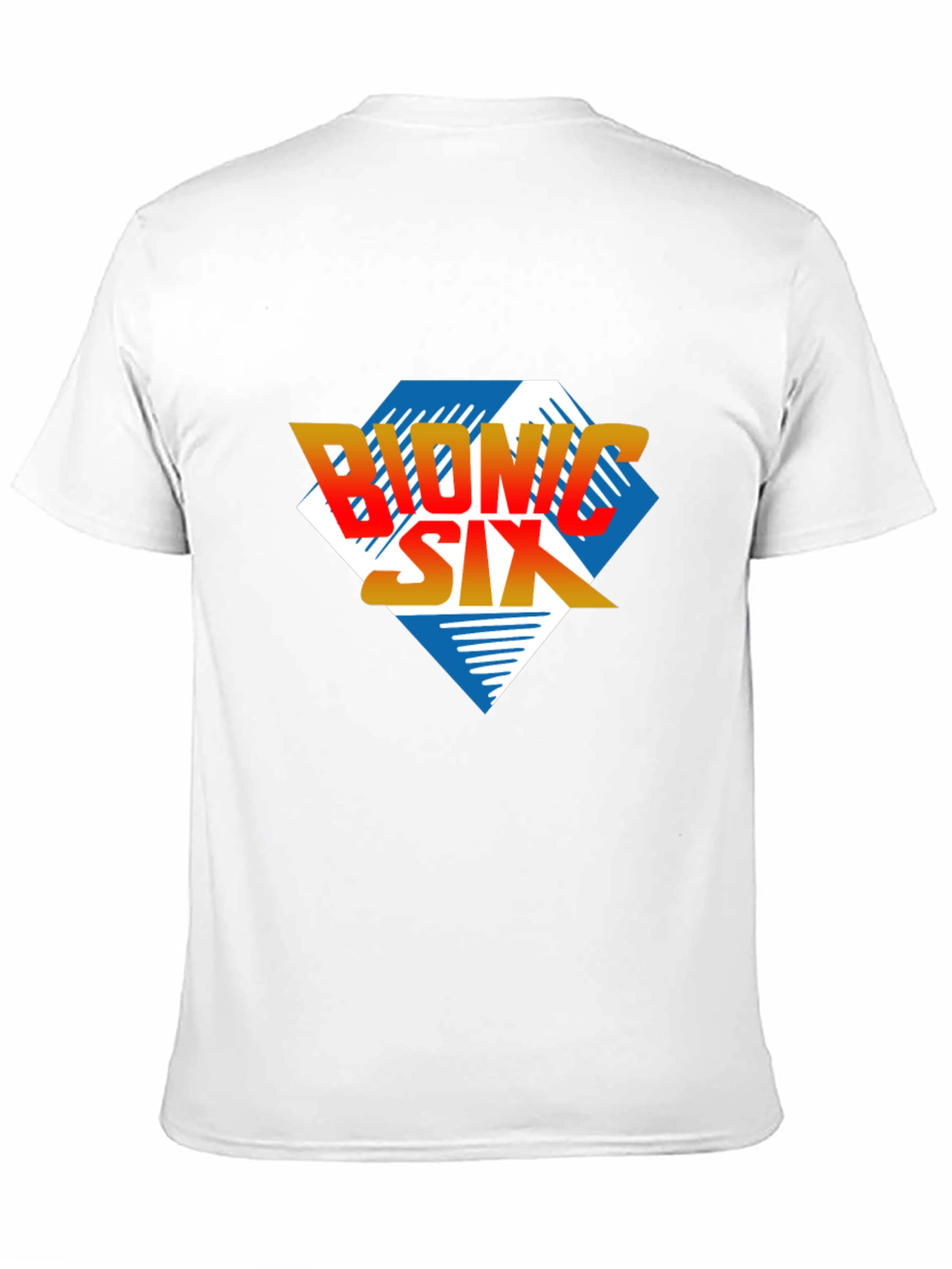 Bionic Six Graphic T-Shirt - Retro Cartoon Style