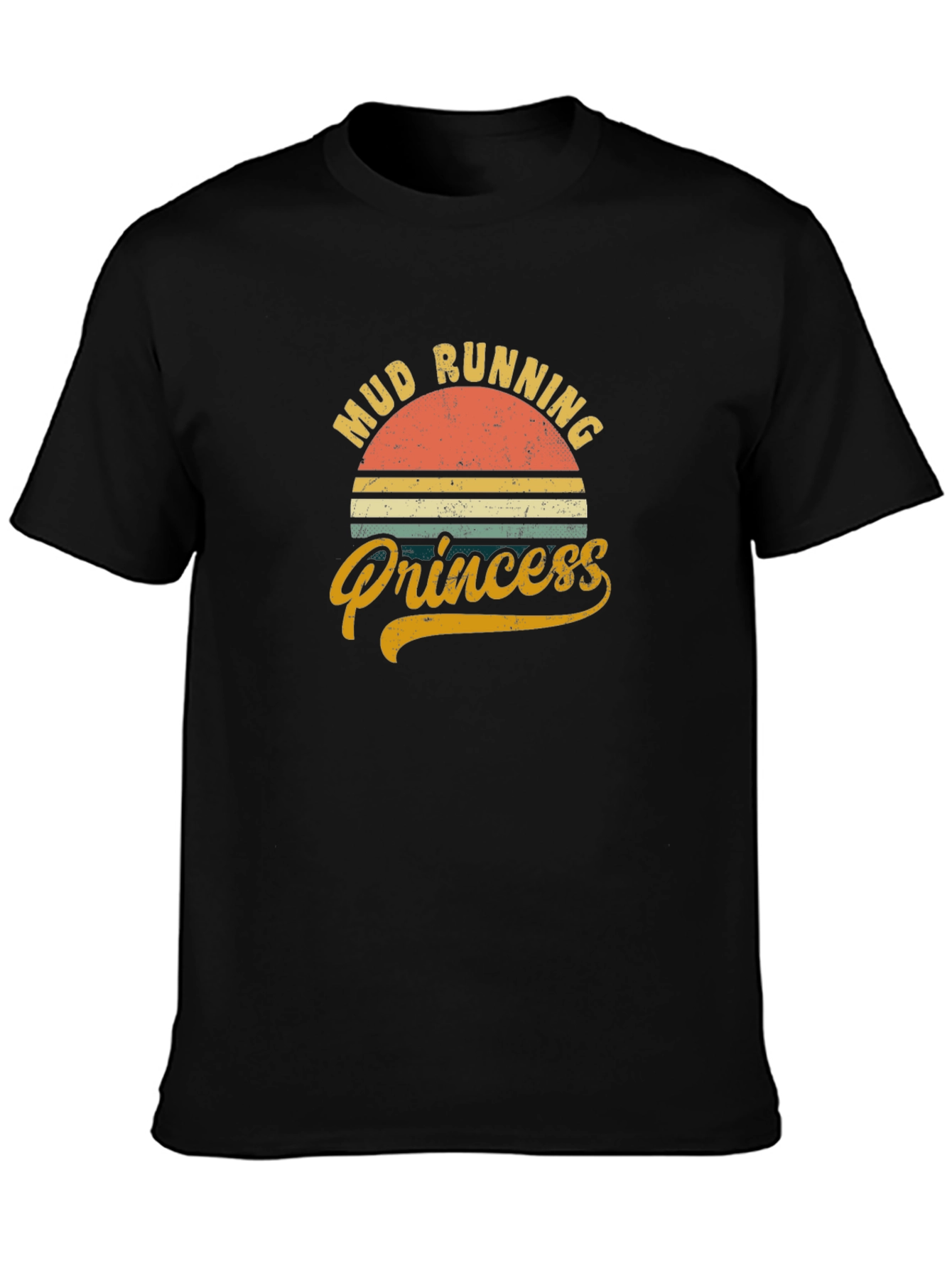 Mud Running Princess Graphic Tee