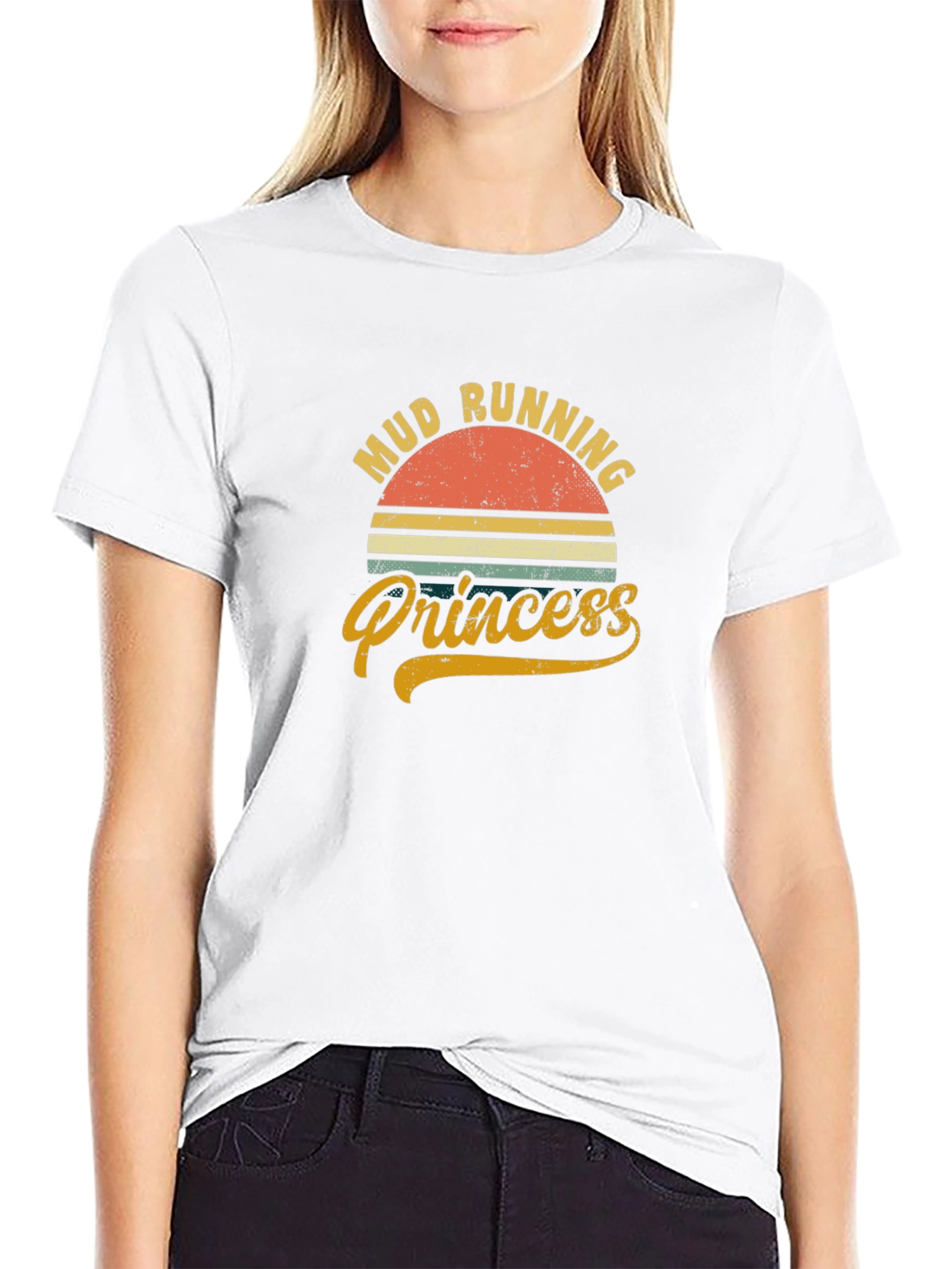 Mud Running Princess Graphic Tee