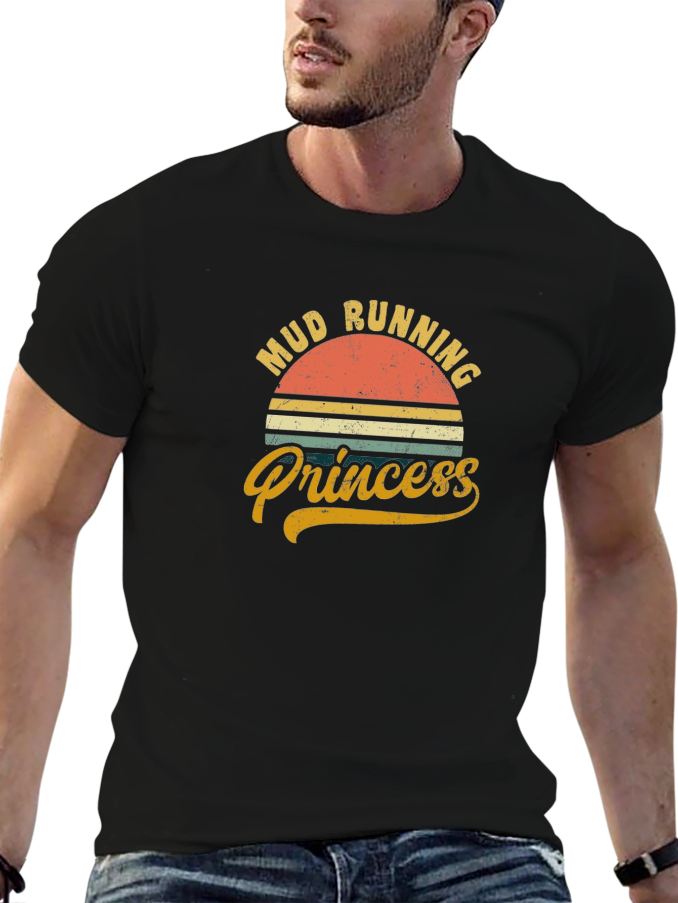 Mud Running Princess Graphic Tee