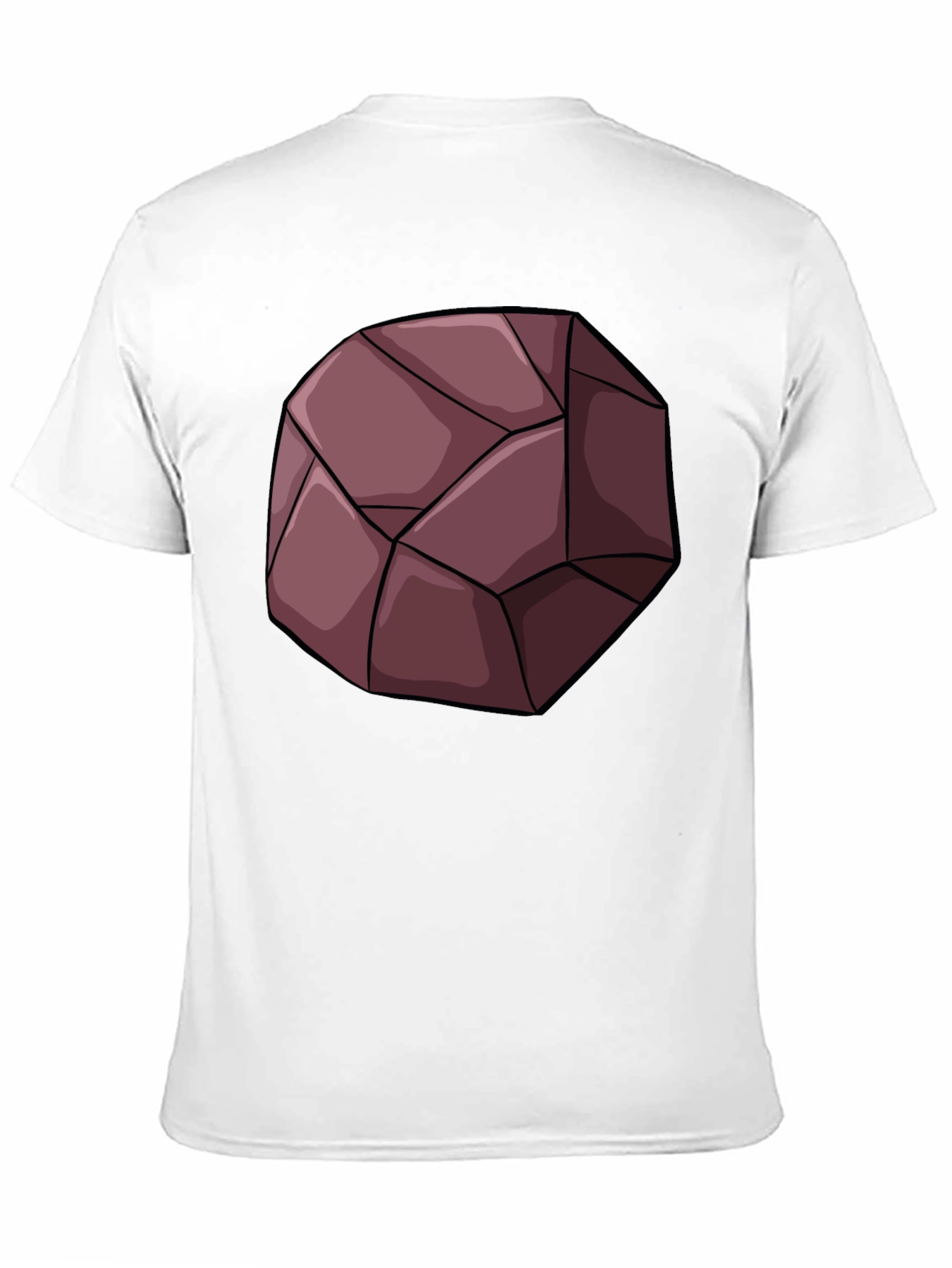 Geometric Rock Graphic Tee - Unique Design T-Shirt