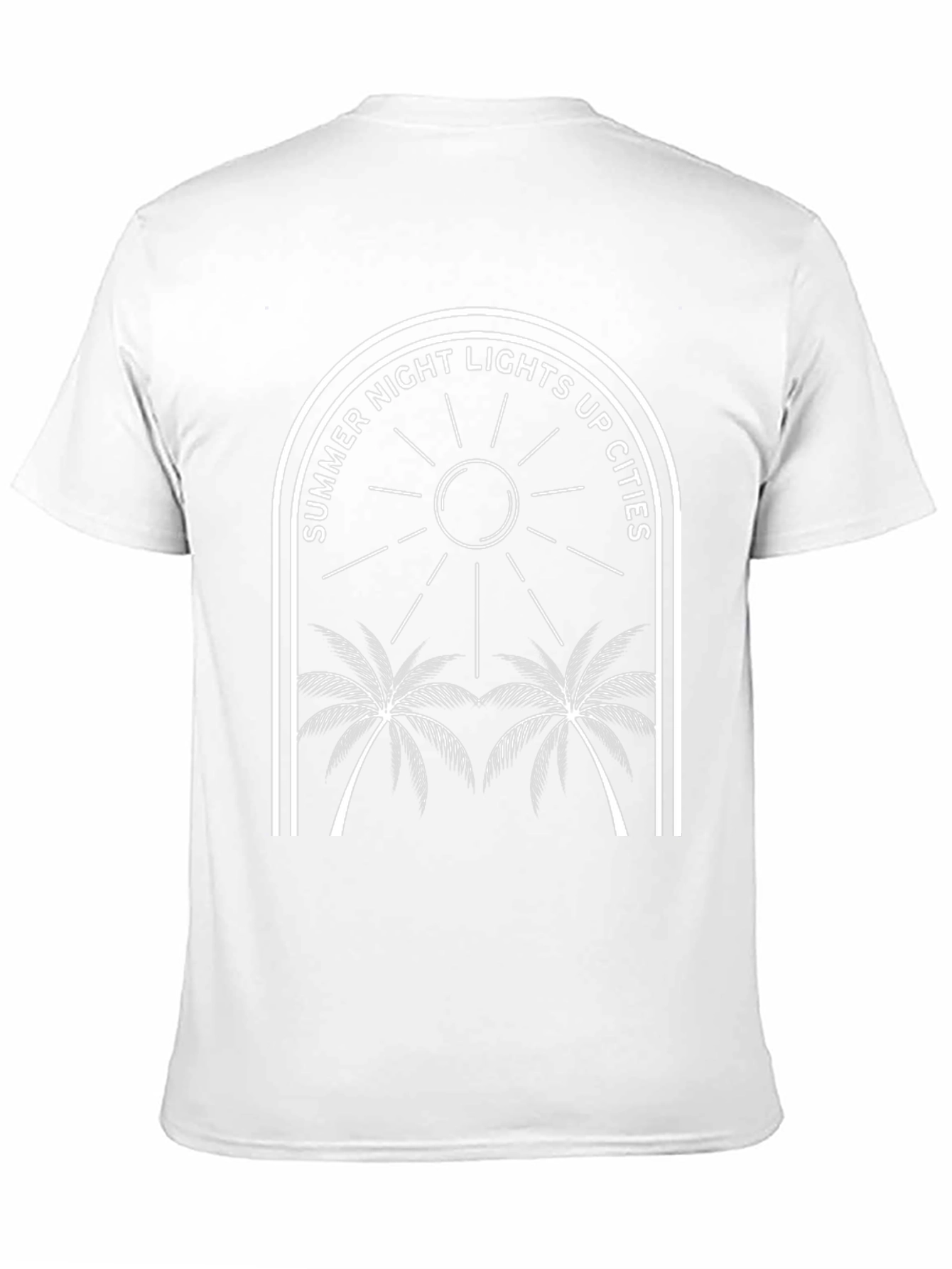 Summer Night Lights Up Cities Graphic Tee