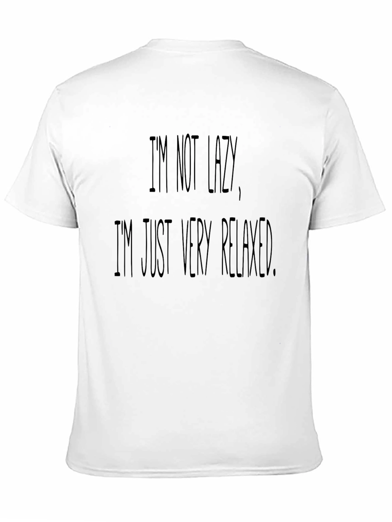 Relaxed Statement Tee - Black Casual T-Shirt
