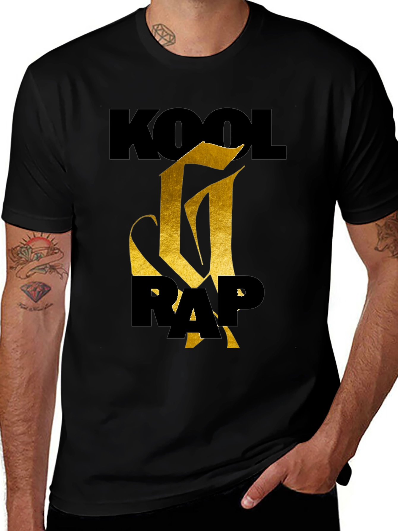 Kool G Rap Black Graphic T-Shirt