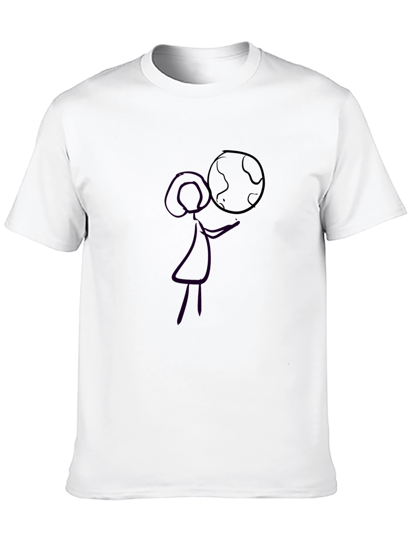 Planet in Hand Tee - Unique Graphic T-Shirt