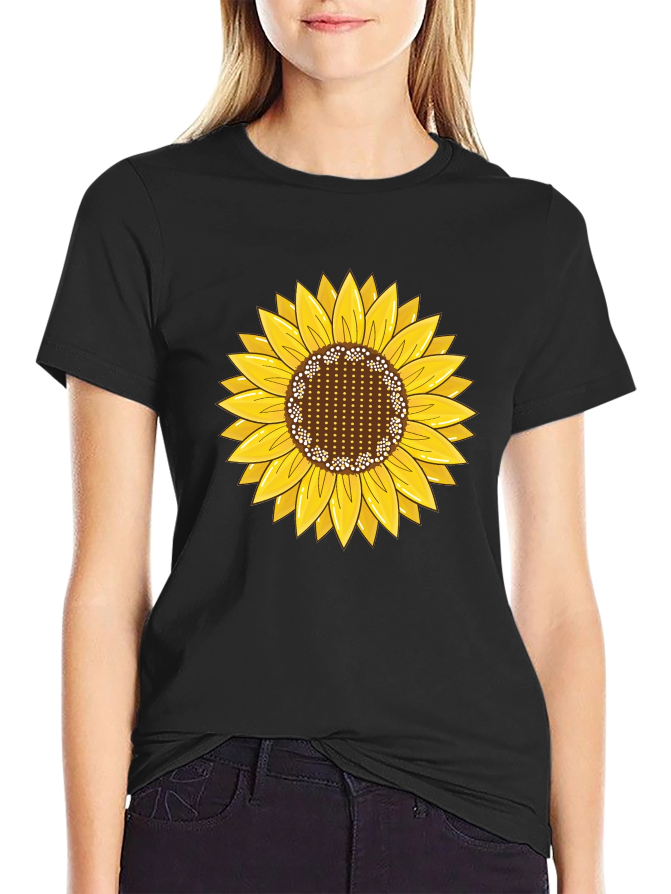 Sunflower Graphic Print T-Shirt