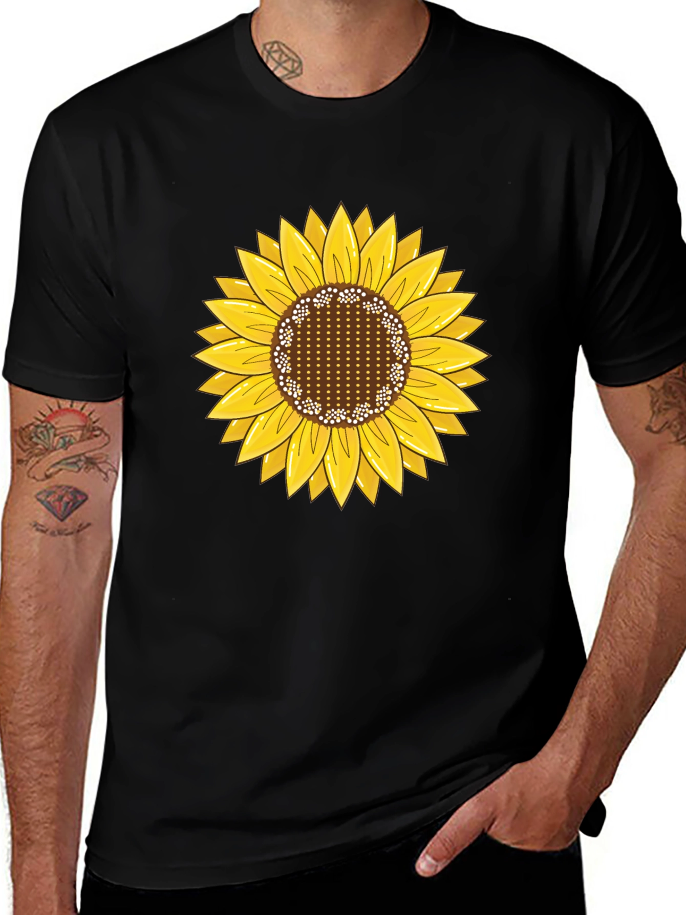 Sunflower Graphic Print T-Shirt