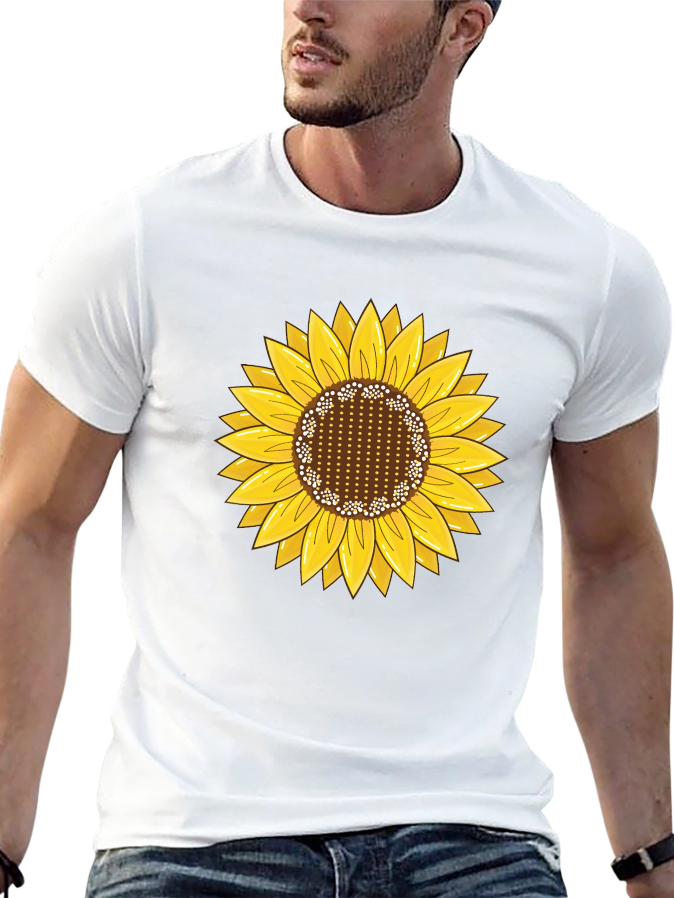 Sunflower Graphic Print T-Shirt