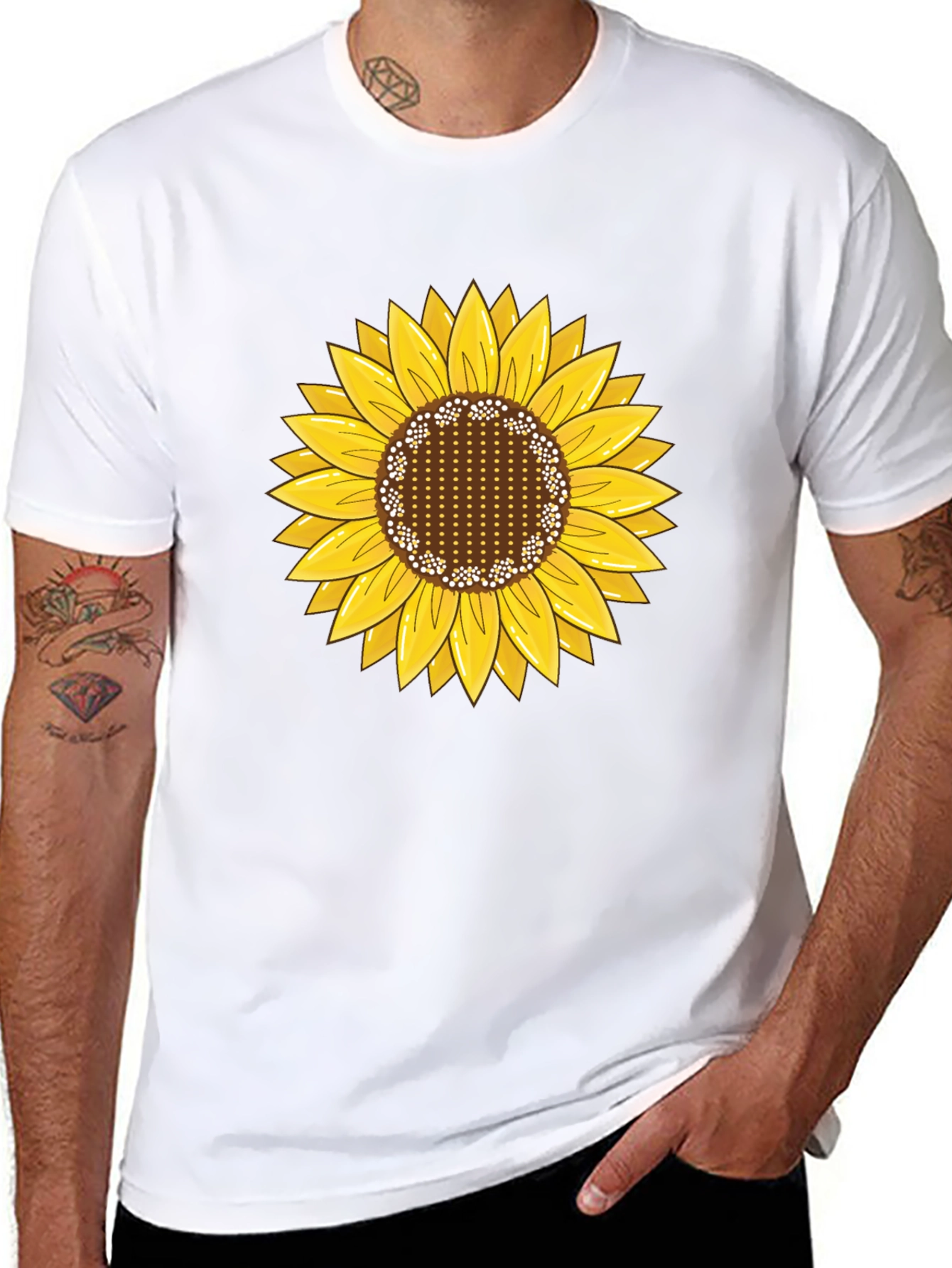 Sunflower Graphic Print T-Shirt