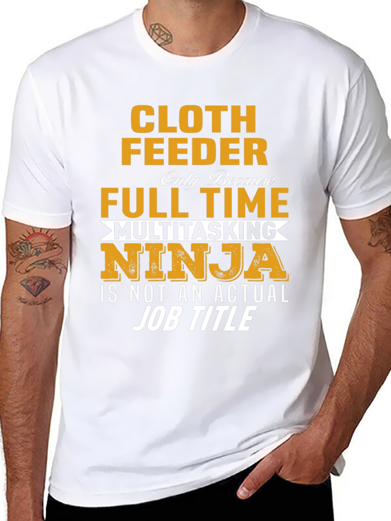 Cloth Feeder Multitasking Ninja T-Shirt