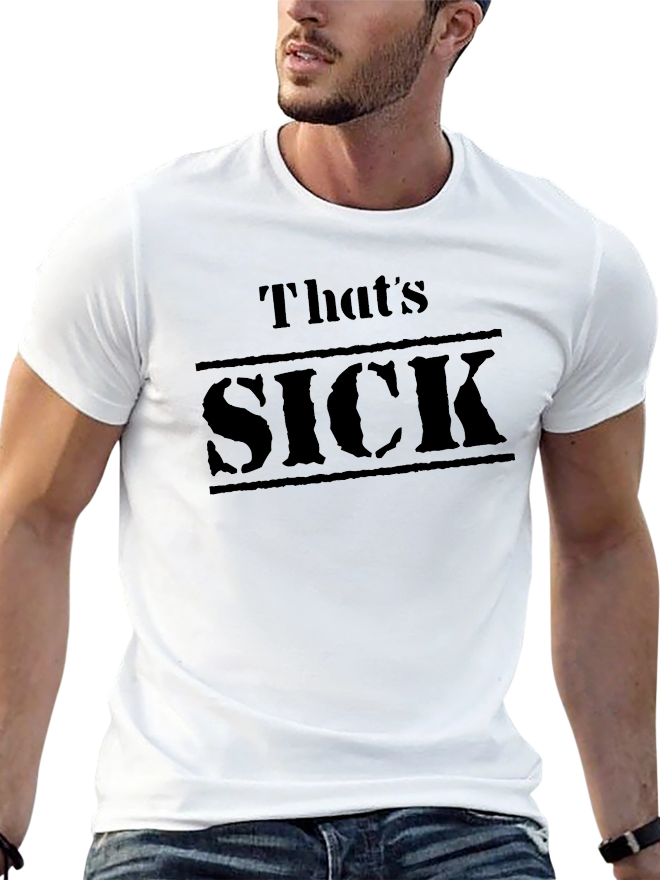 Thats SICK Black Graphic Tee - Bold Statement Shirt