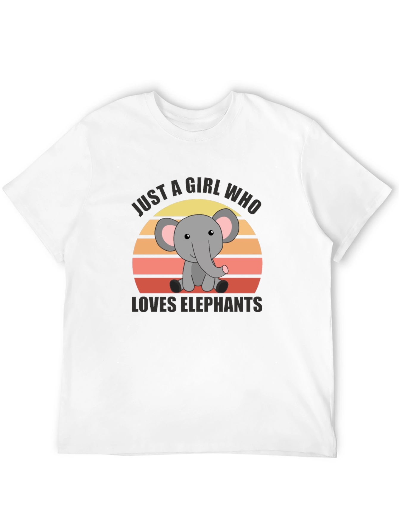 Just a Girl Who Loves Elephants T-Shirt