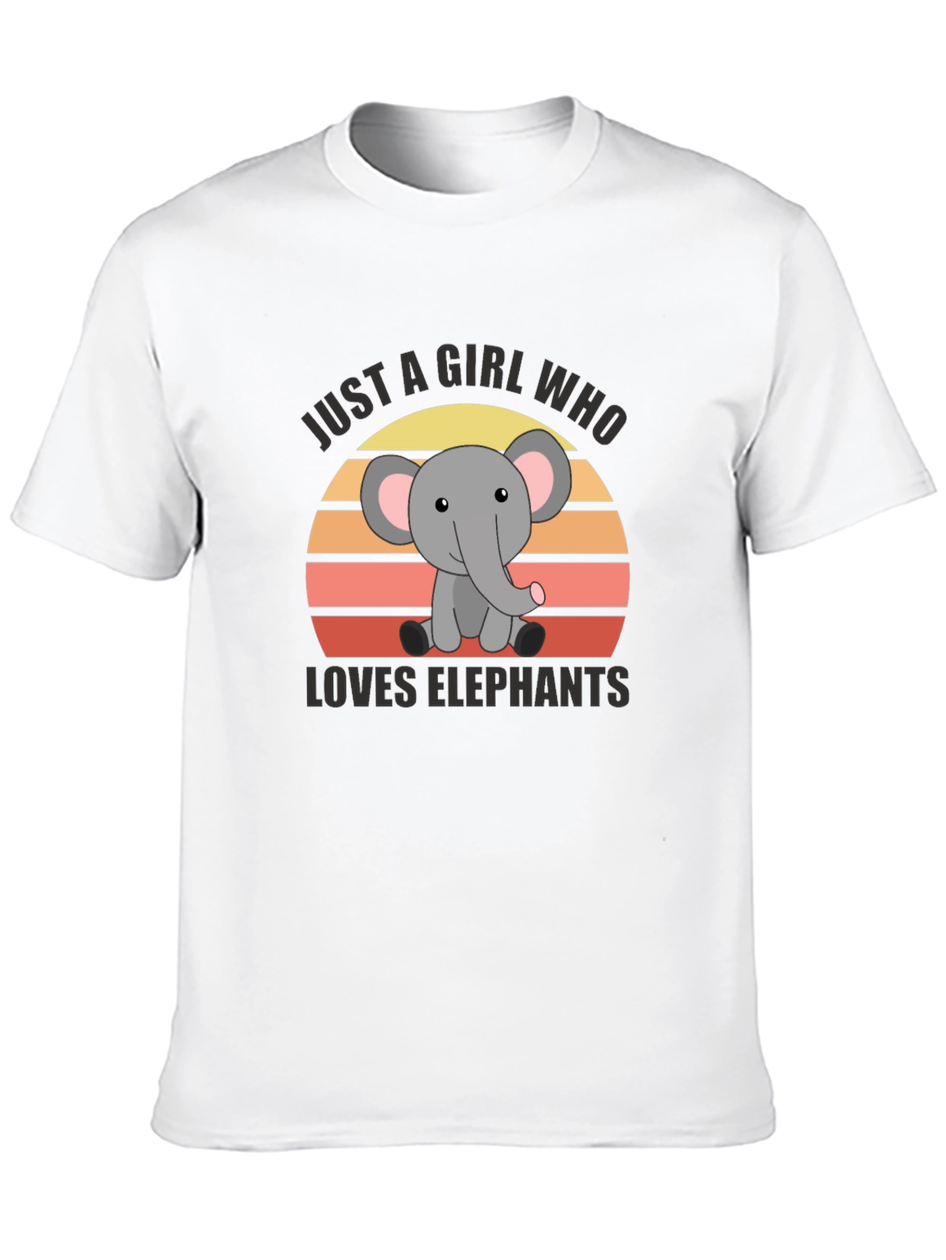Just a Girl Who Loves Elephants T-Shirt