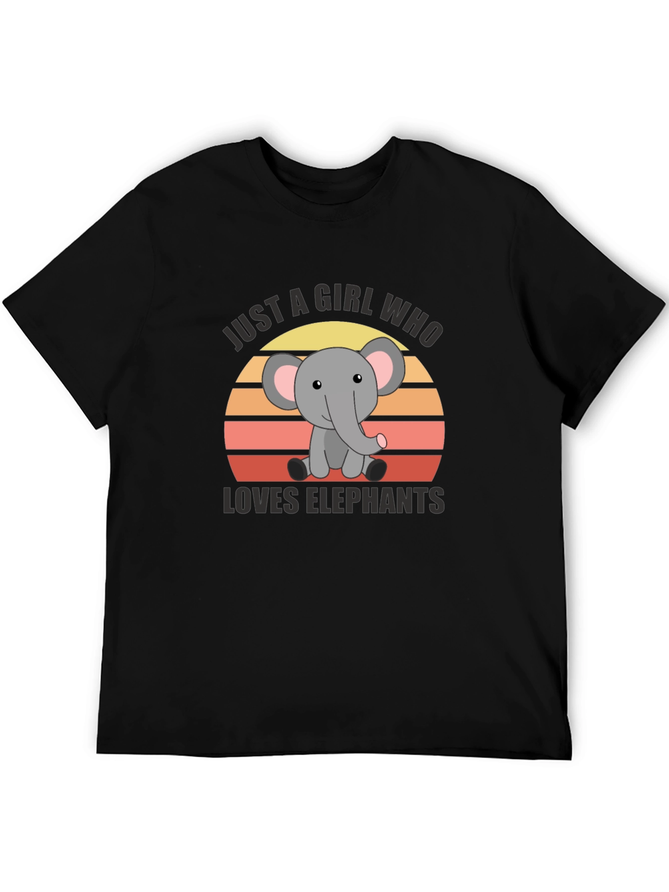 Just a Girl Who Loves Elephants T-Shirt