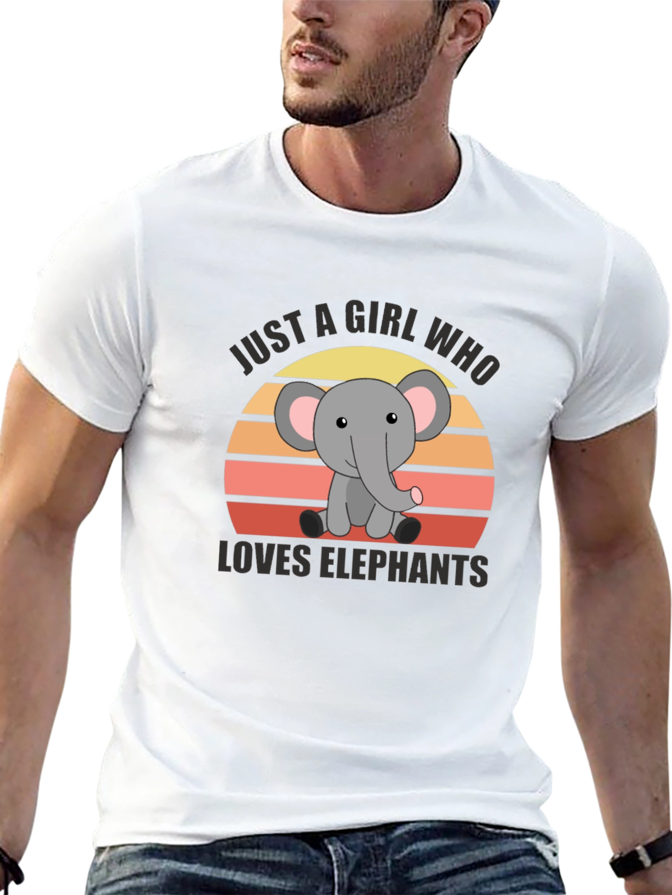 Just a Girl Who Loves Elephants T-Shirt