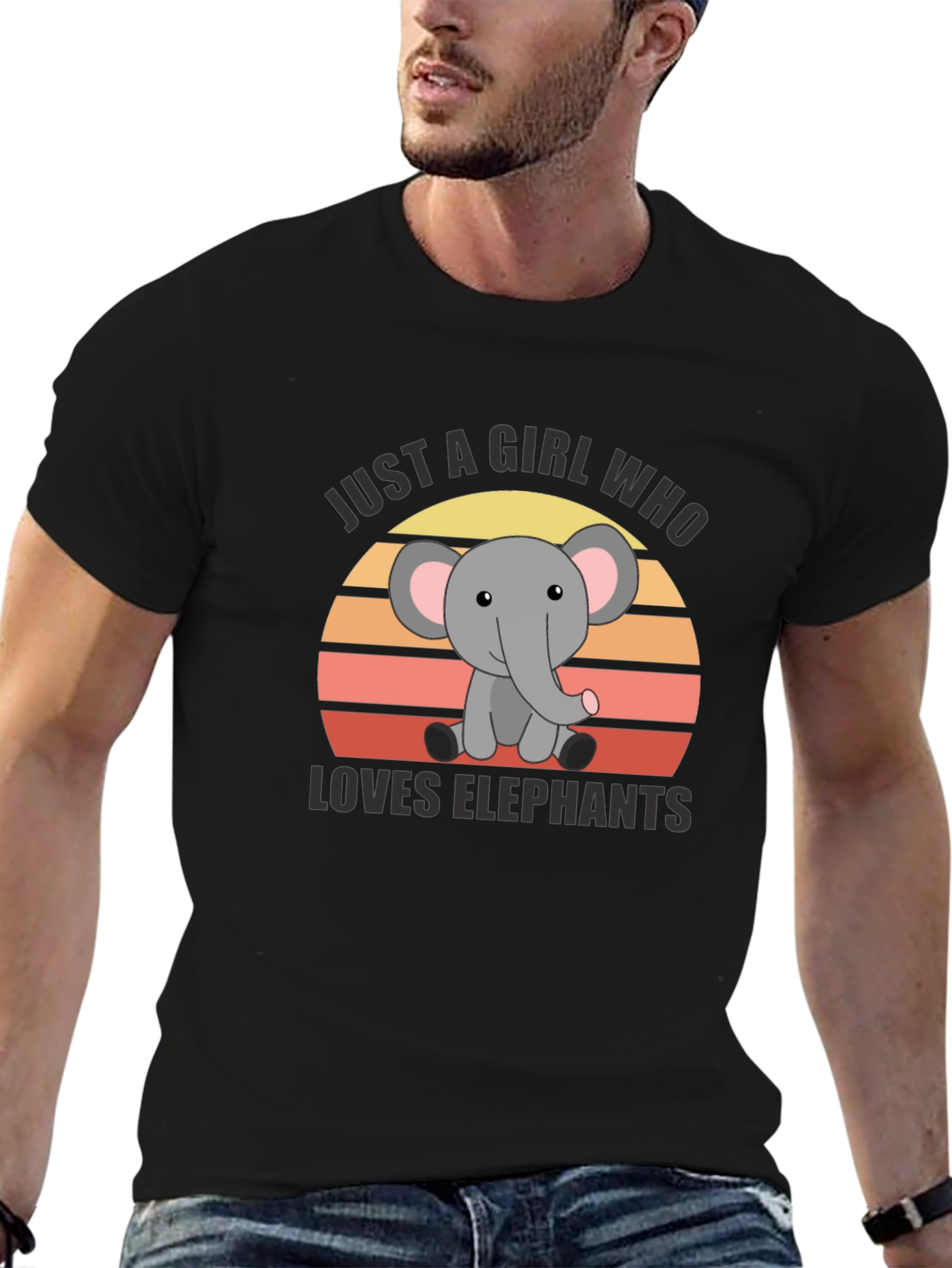Just a Girl Who Loves Elephants T-Shirt