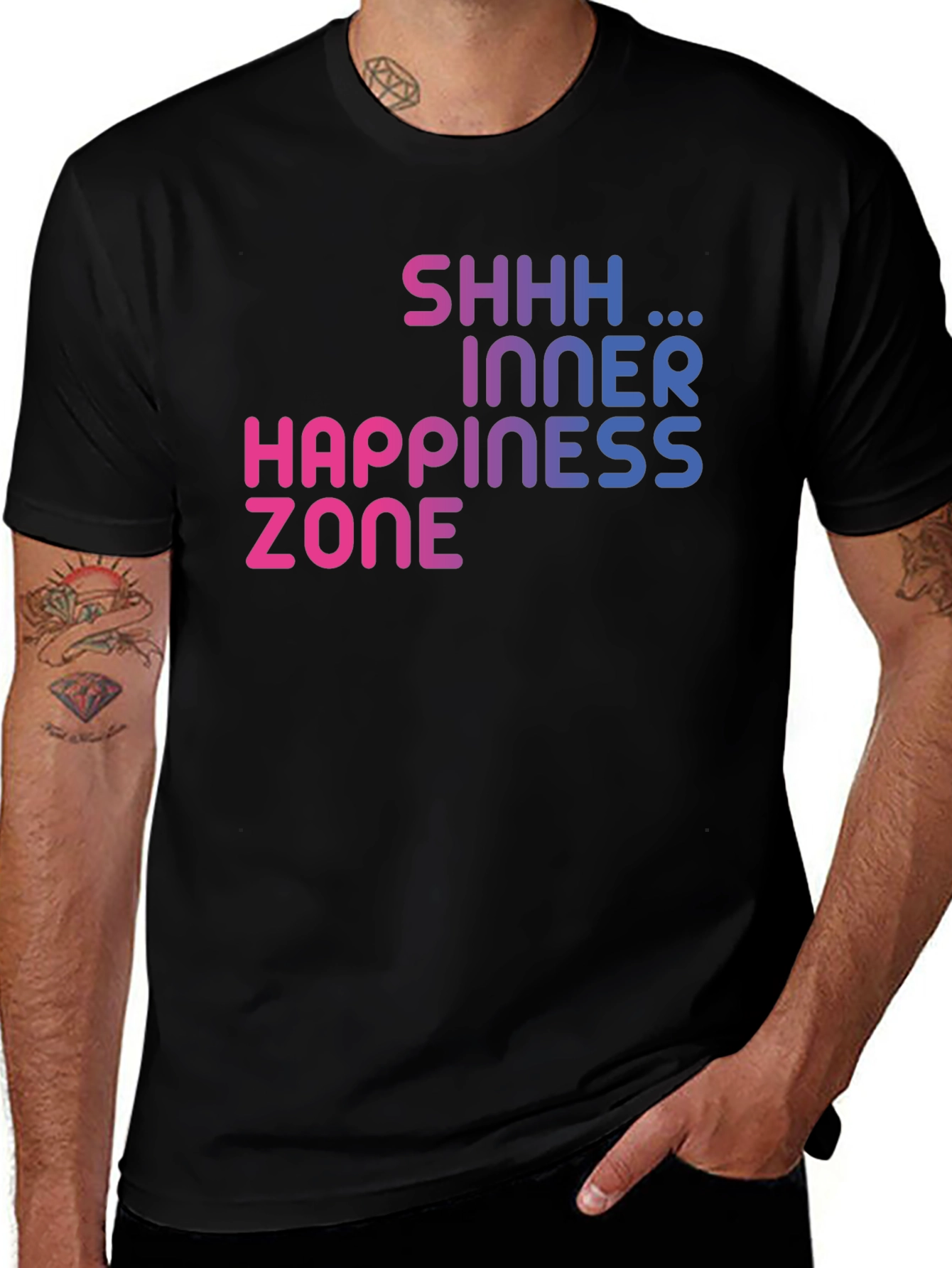 Inner Happiness Zone Graphic Tee - Comfort Fit