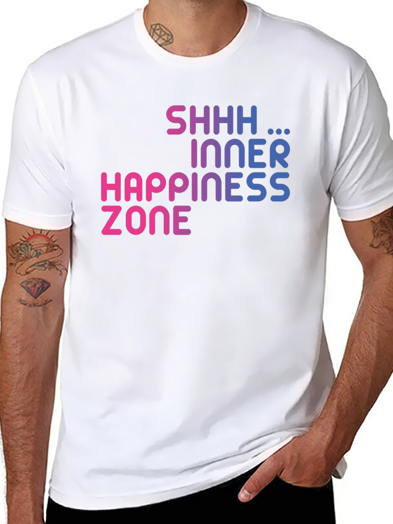 Inner Happiness Zone Graphic Tee - Comfort Fit