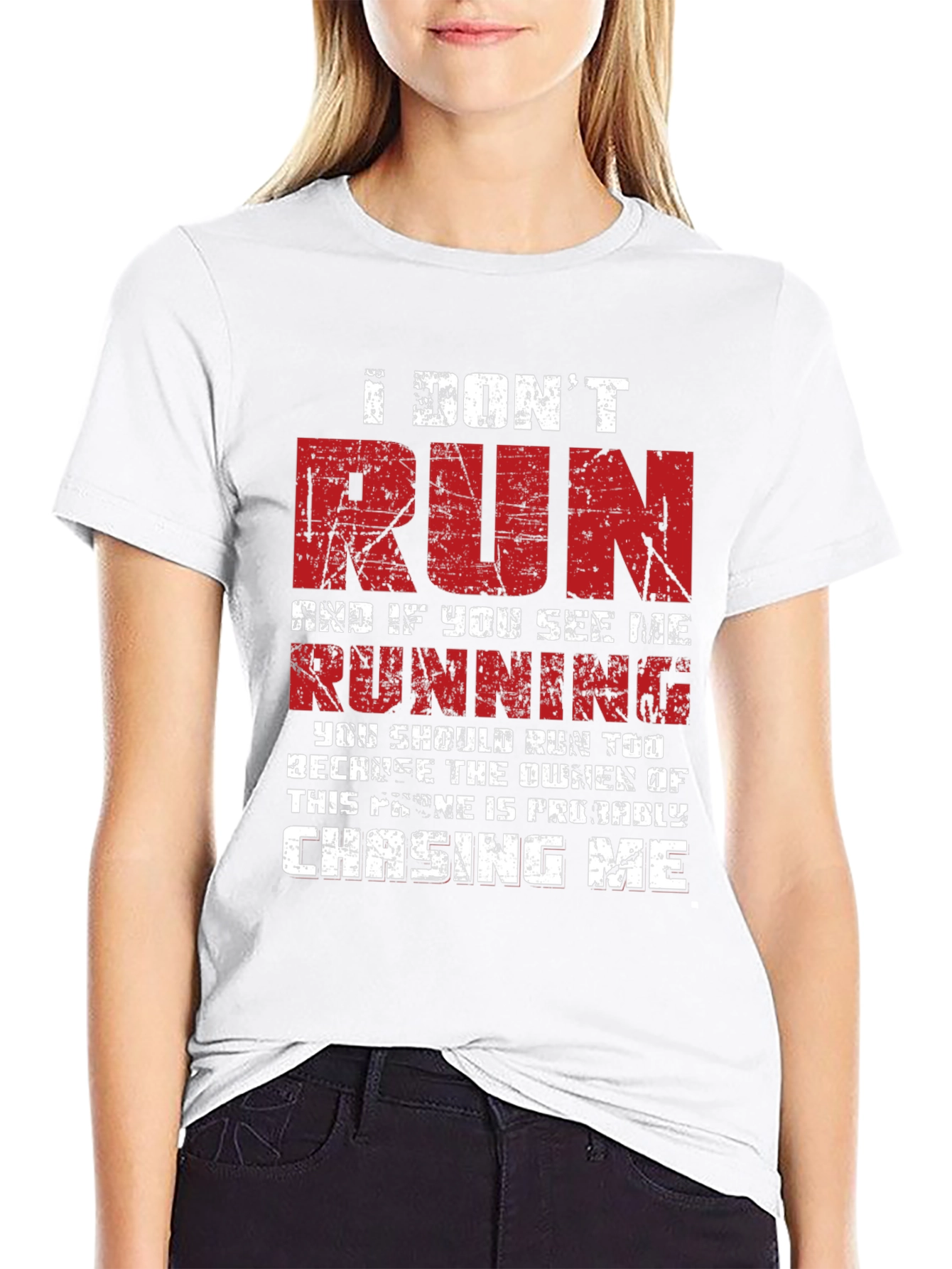 I Dont Run T-Shirt - Funny Graphic Tee