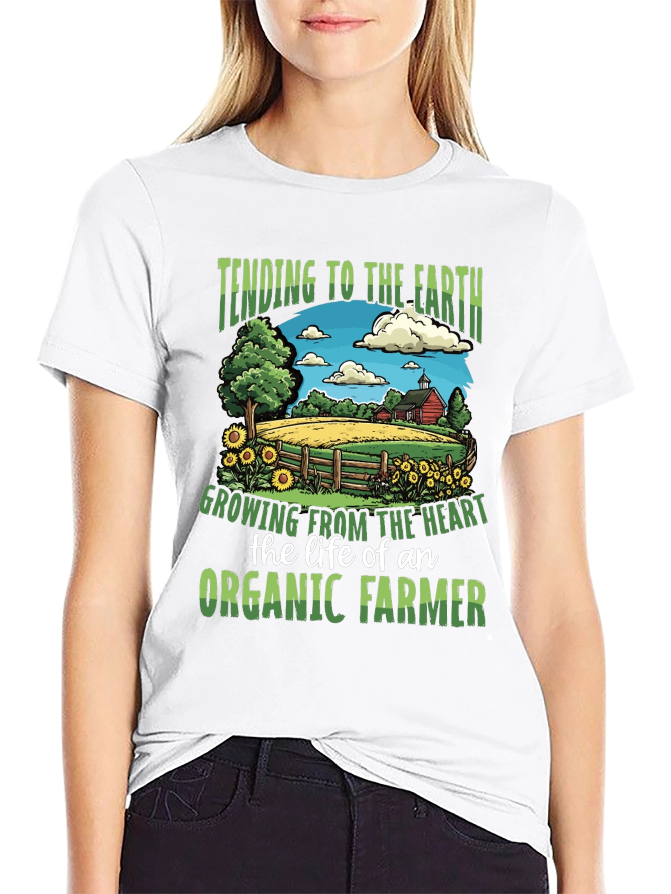 Organic Farmer T-Shirt - Tending to the Earth