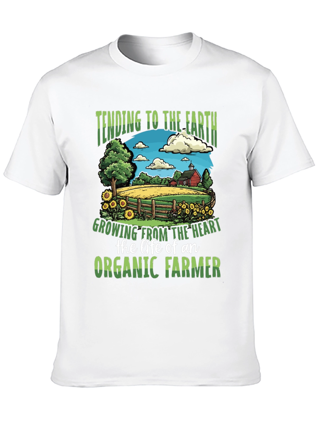Organic Farmer T-Shirt - Tending to the Earth