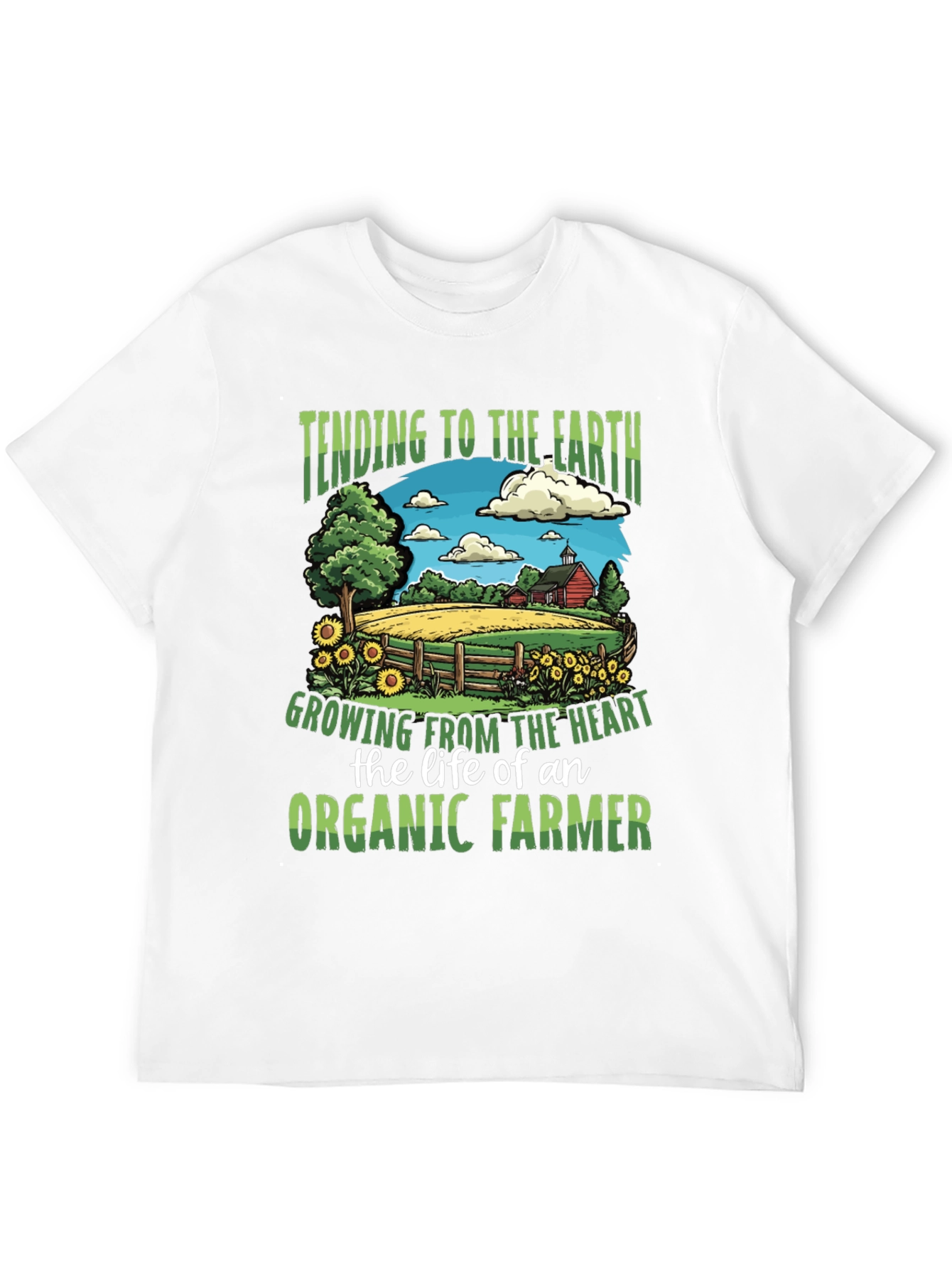 Organic Farmer T-Shirt - Tending to the Earth
