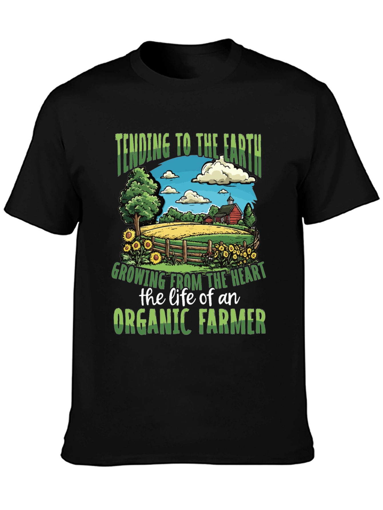 Organic Farmer T-Shirt - Tending to the Earth