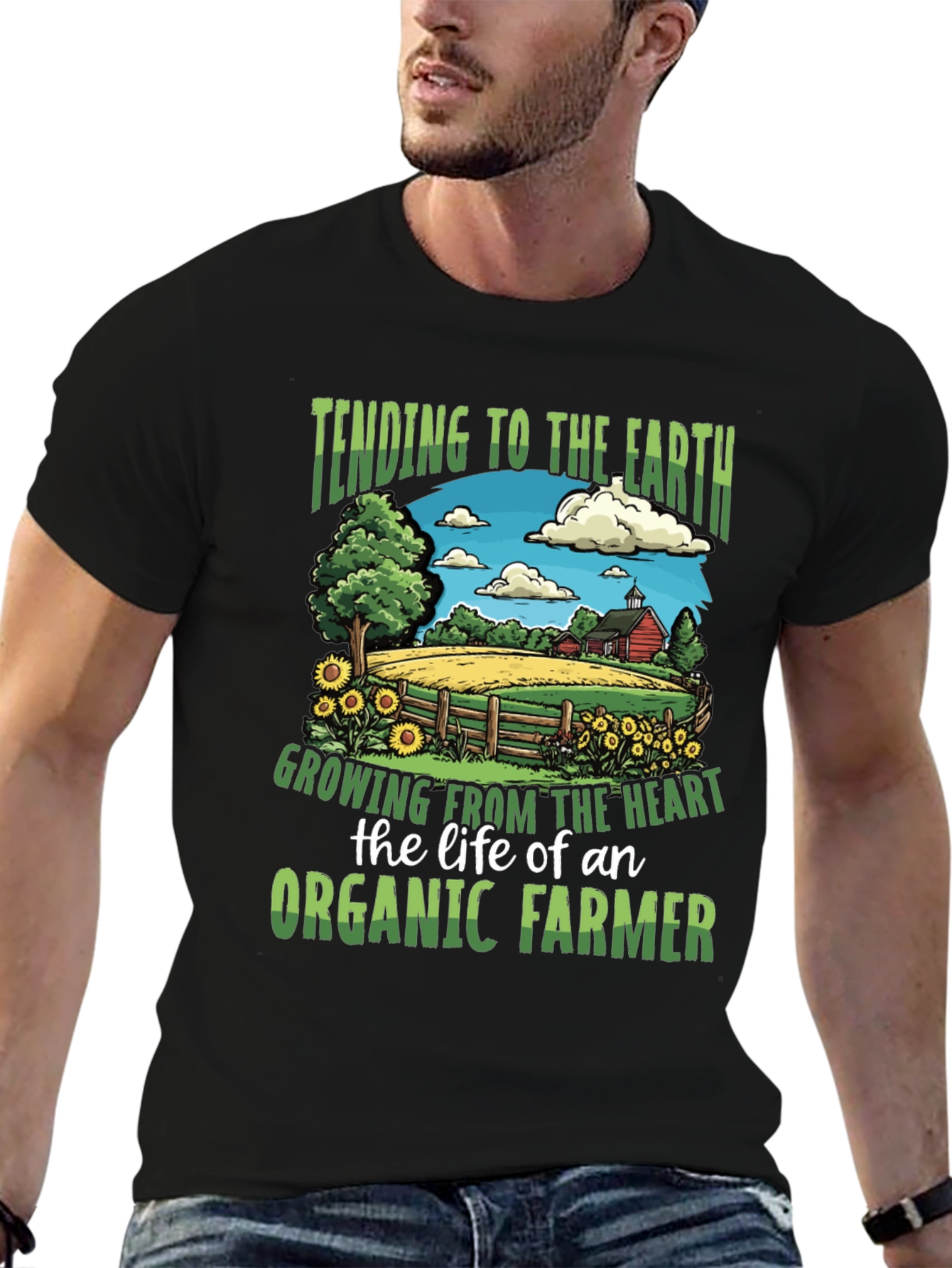 Organic Farmer T-Shirt - Tending to the Earth