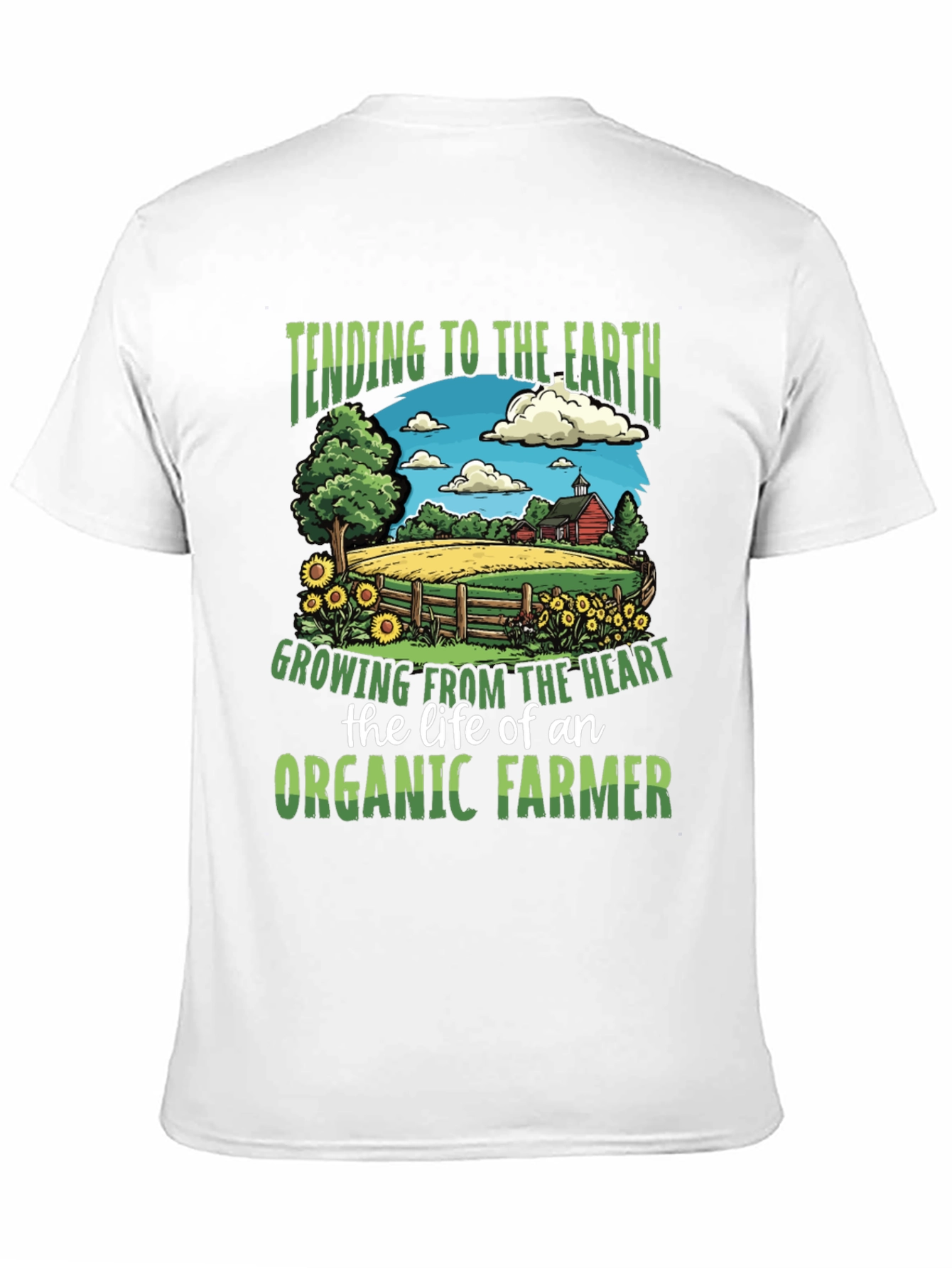 Organic Farmer T-Shirt - Tending to the Earth