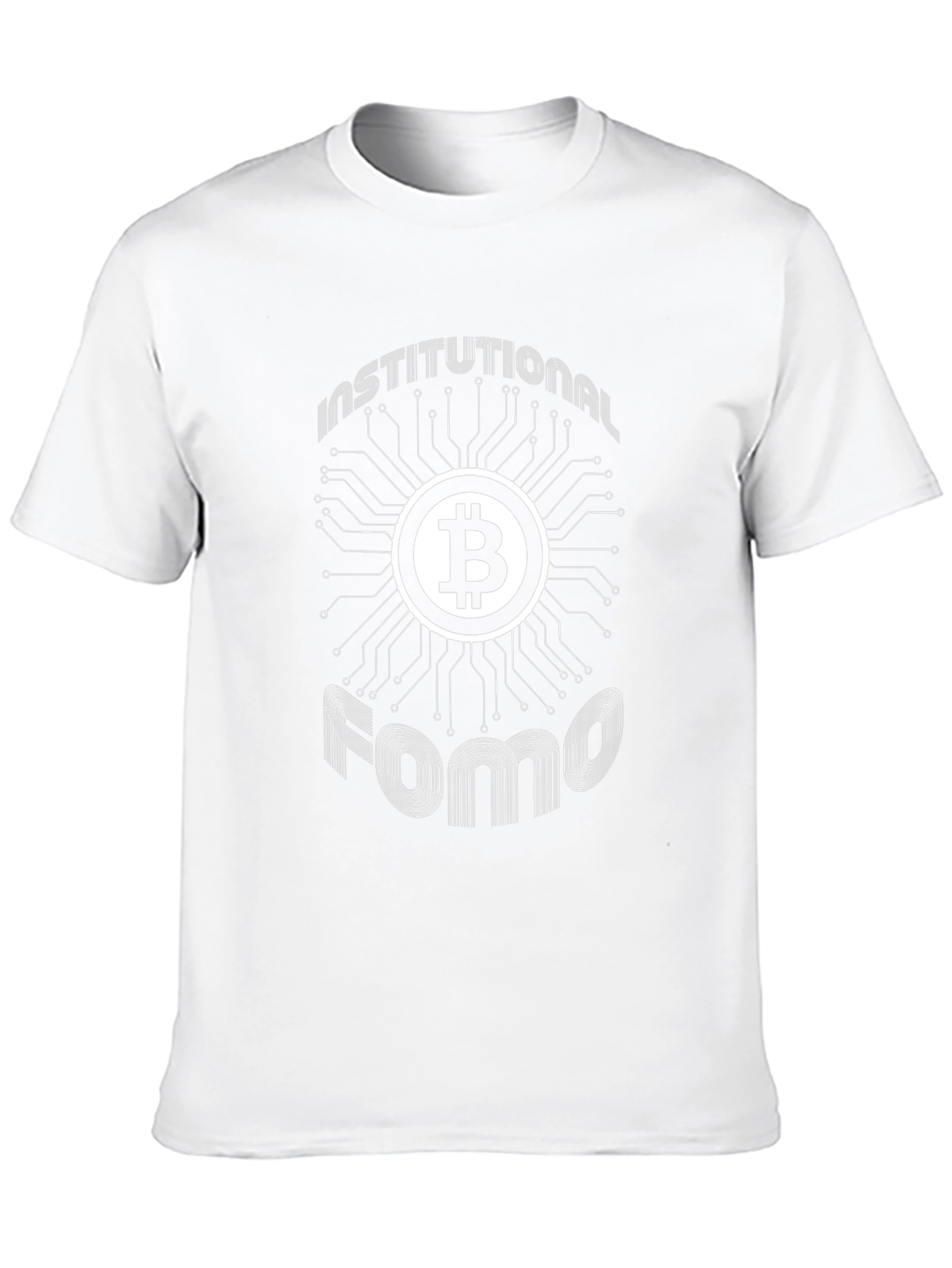Bitcoin Institutional FOMO Black T-Shirt