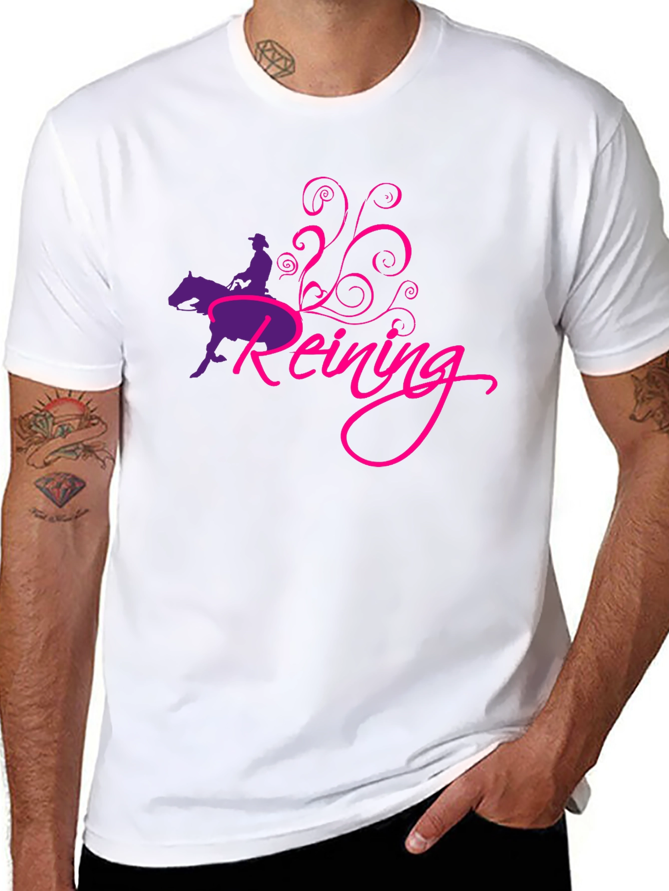 Reining Horseback Riding T-Shirt