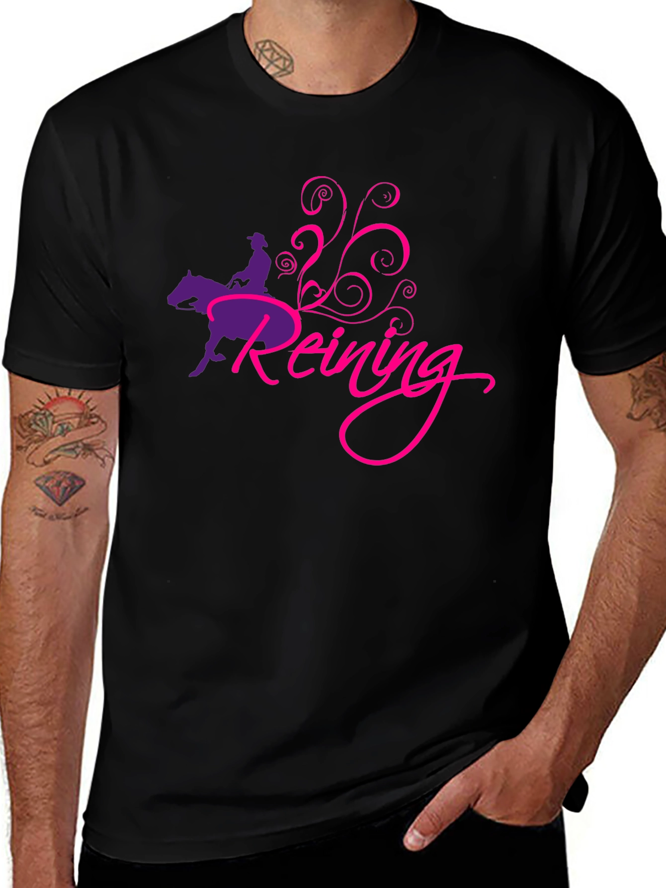 Reining Horseback Riding T-Shirt