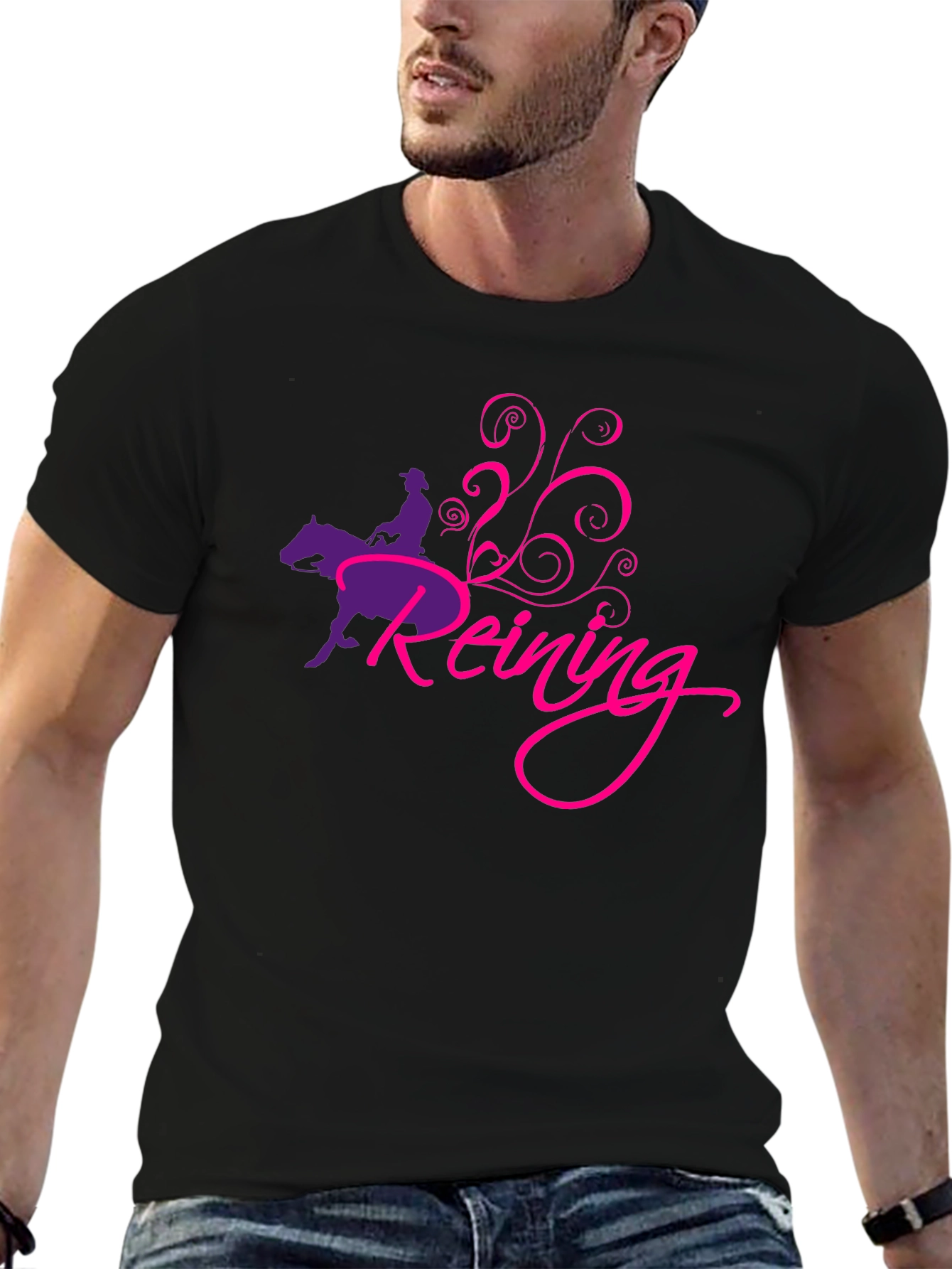 Reining Horseback Riding T-Shirt