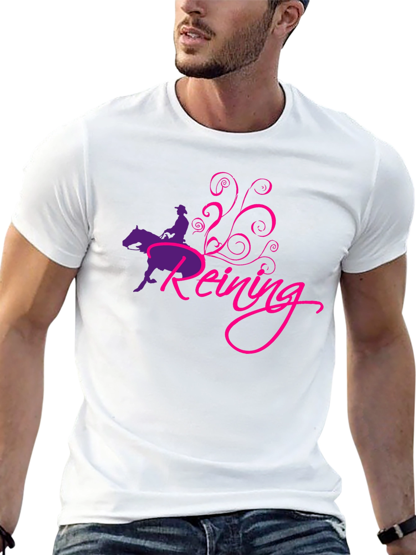 Reining Horseback Riding T-Shirt