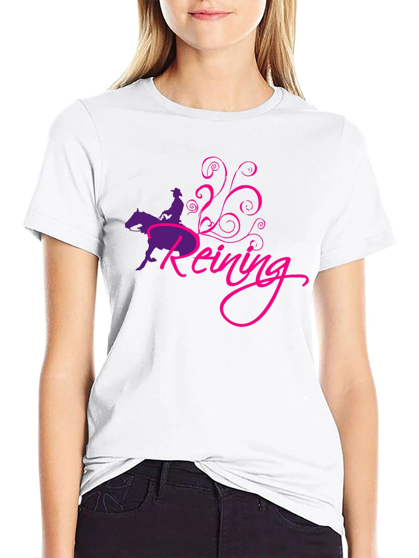 Reining Horseback Riding T-Shirt