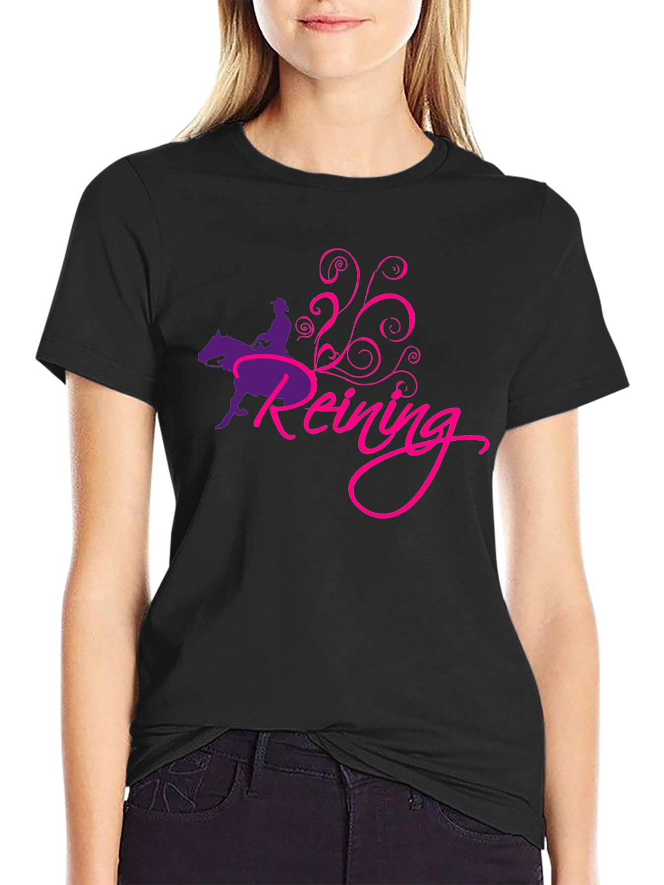 Reining Horseback Riding T-Shirt