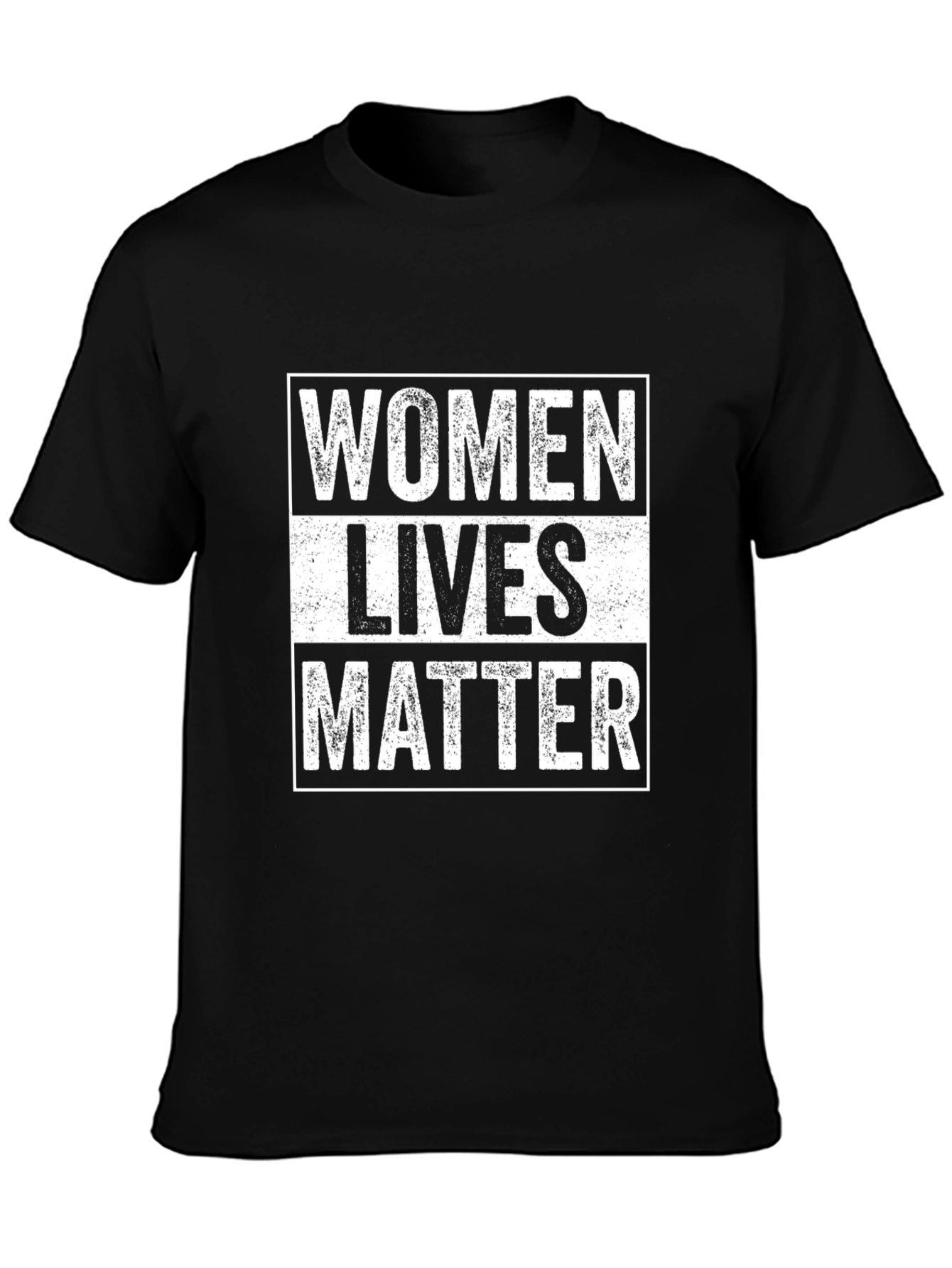 Women Lives Matter T-Shirt Unisex Black