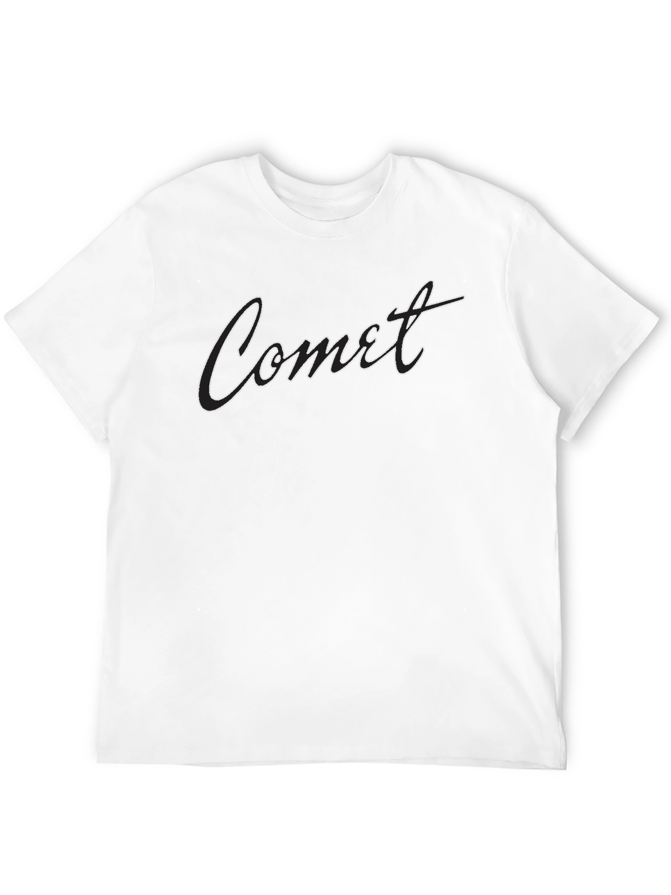 Comet Graphic Tee - Stylish Black T-Shirt
