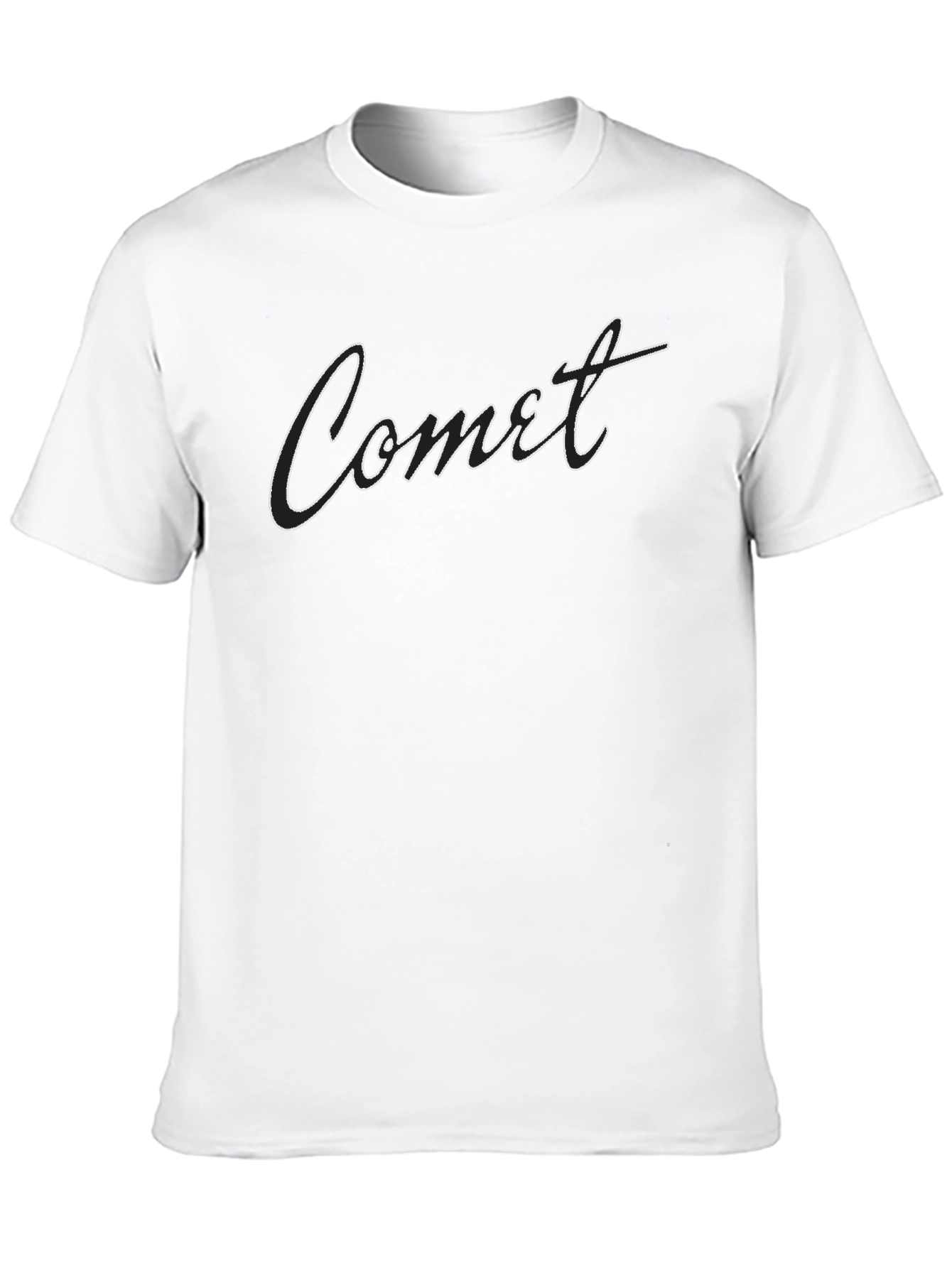 Comet Graphic Tee - Stylish Black T-Shirt