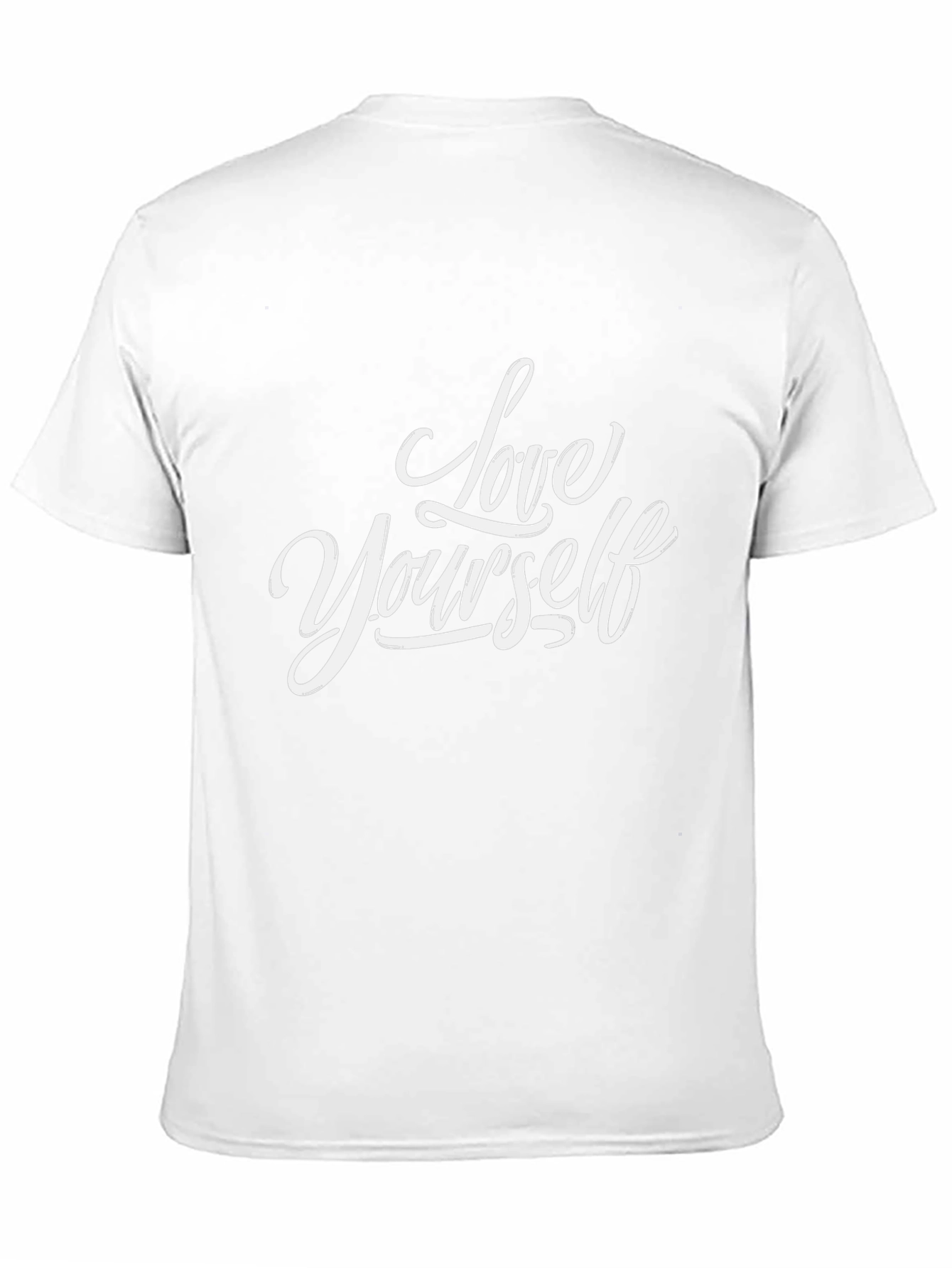 Love Yourself Graphic Tee - Black Cotton T-Shirt
