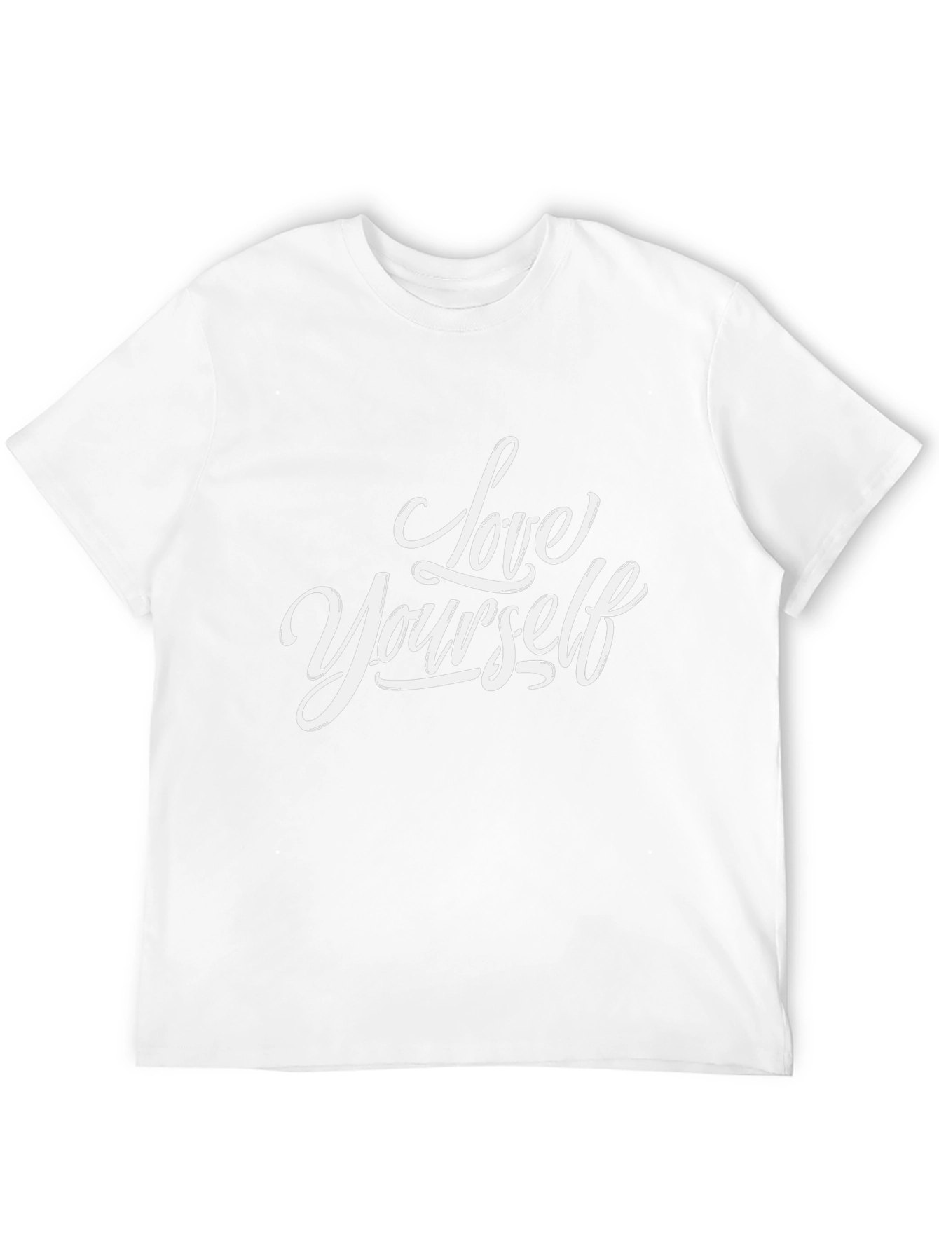 Love Yourself Graphic Tee - Black Cotton T-Shirt