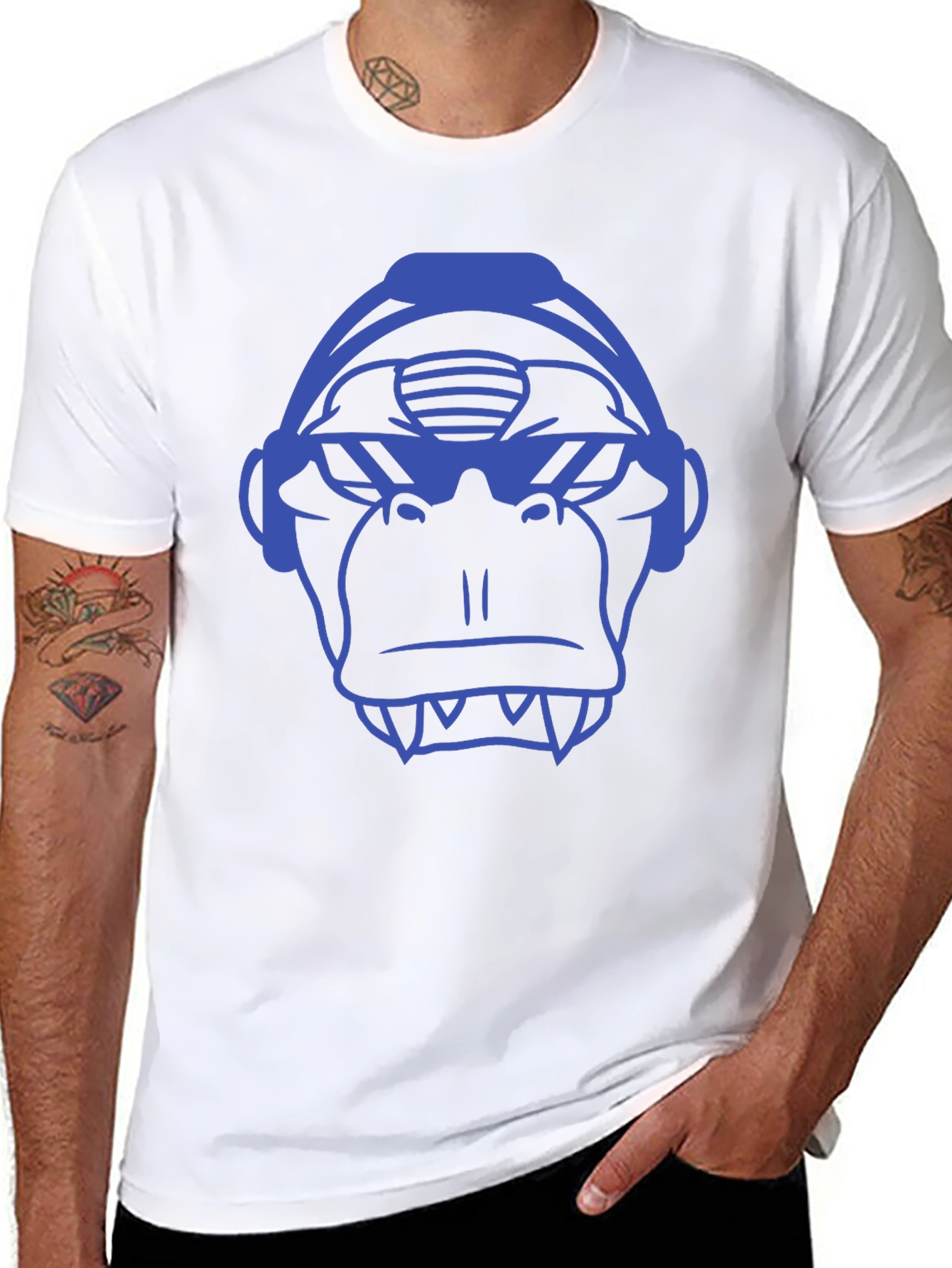 Cool Ape DJ Black T-Shirt