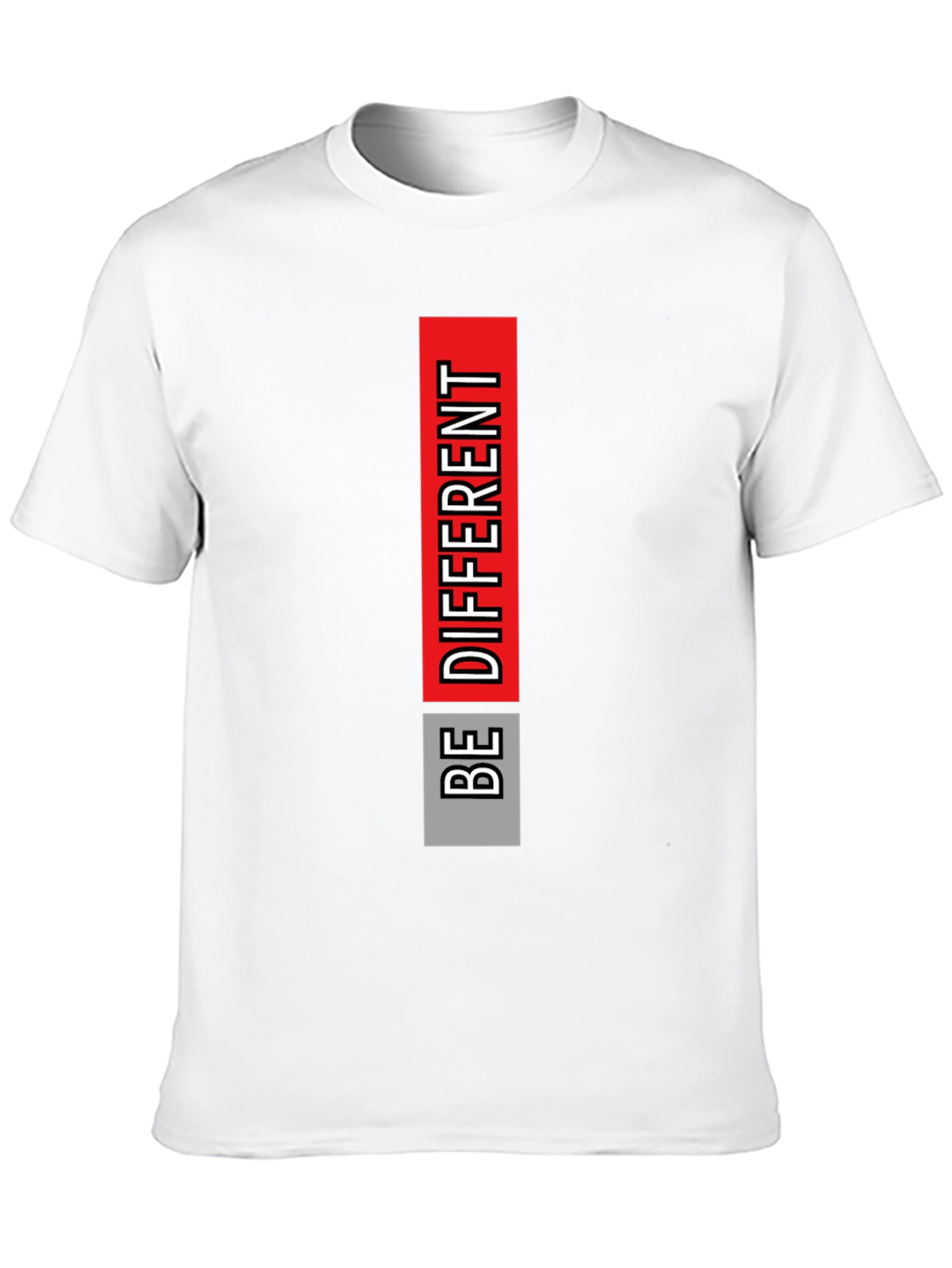 Be Different Black Graphic Tee