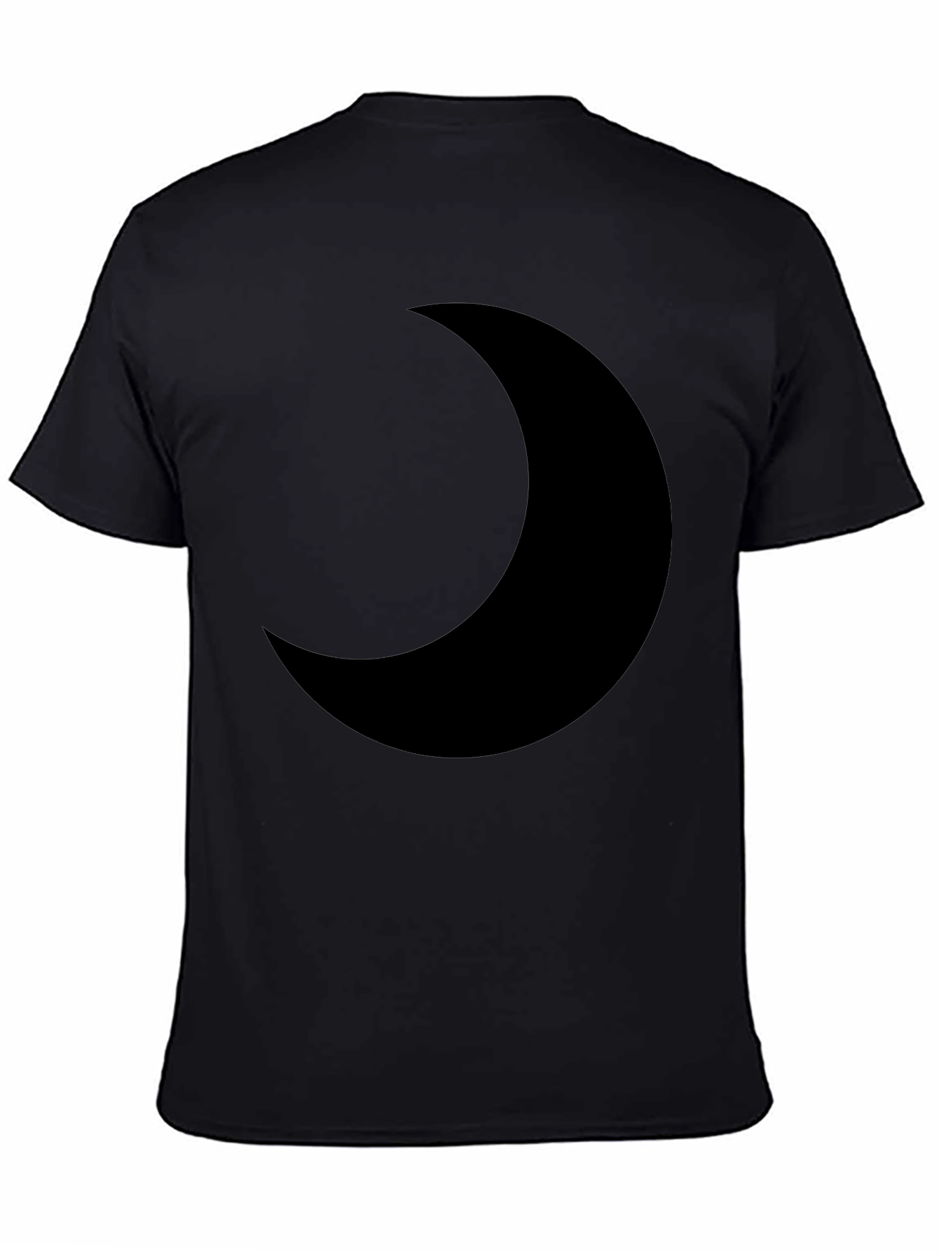 Black Crescent Moon Graphic Tee