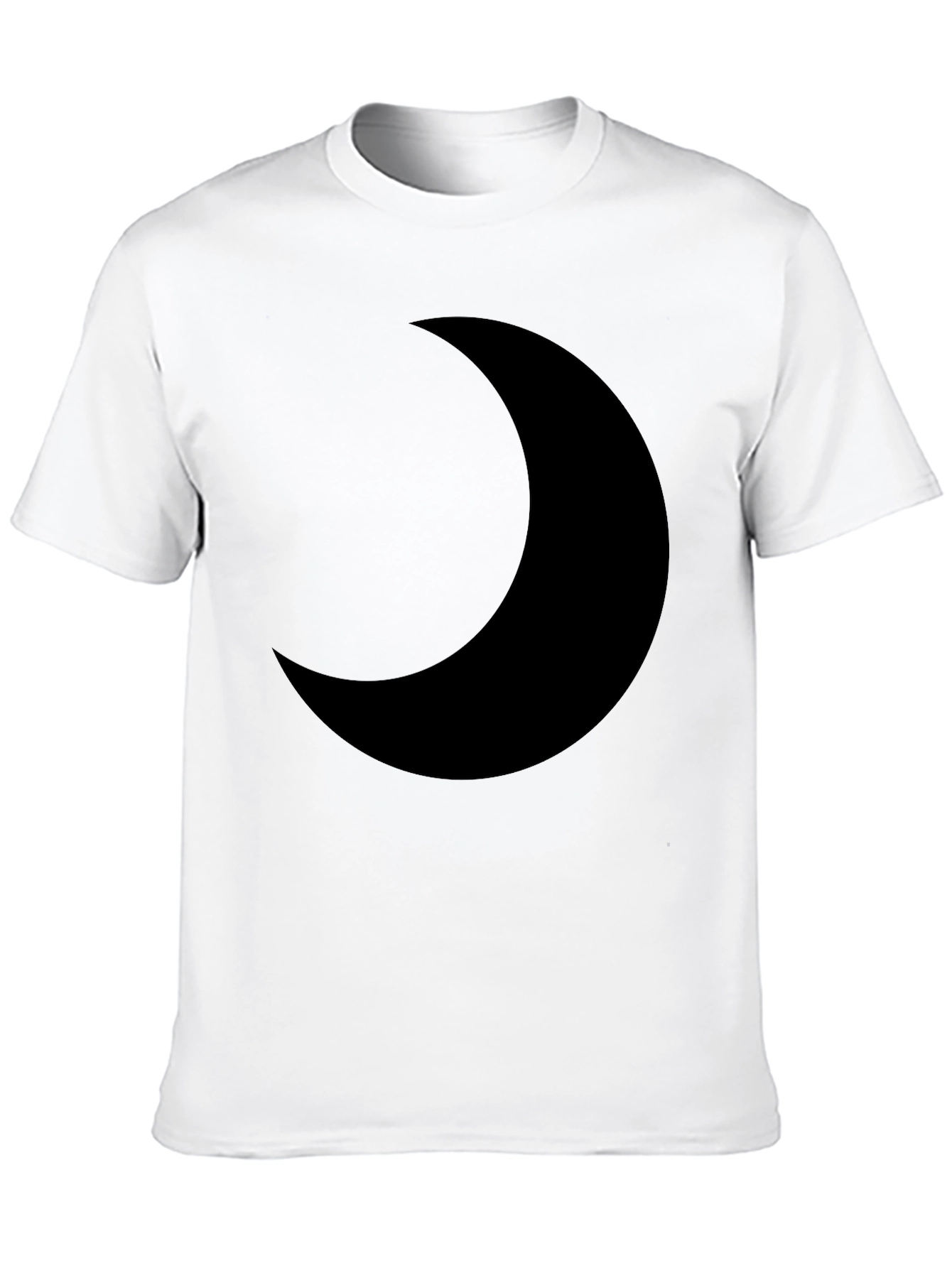 Black Crescent Moon Graphic Tee
