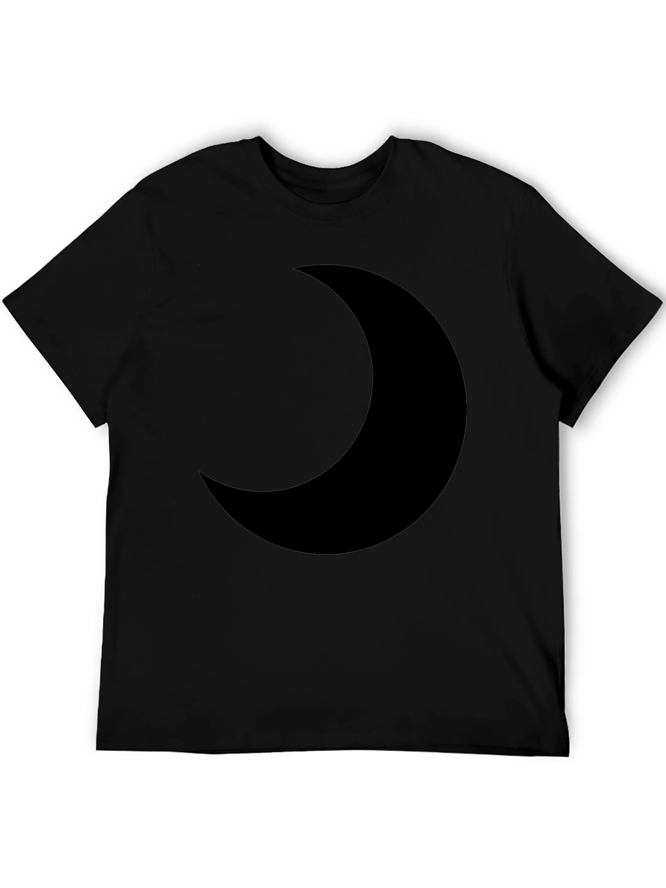 Black Crescent Moon Graphic Tee