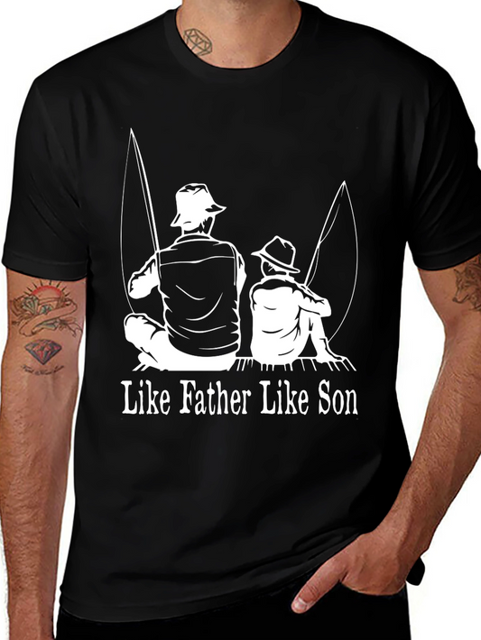Like Father Like Son Fishing T-Shirt