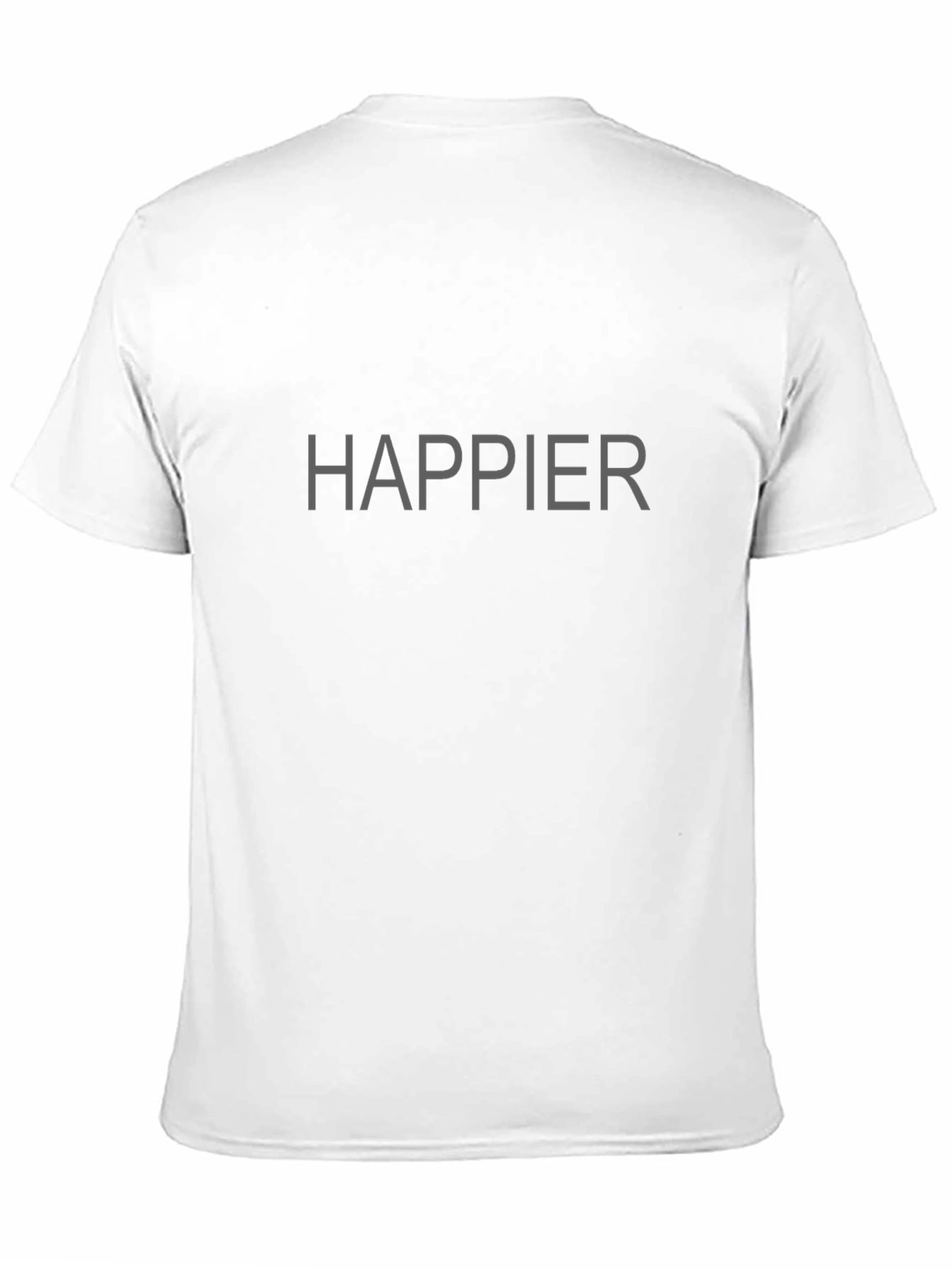 Happier Graphic Tee - Black Casual Shirt